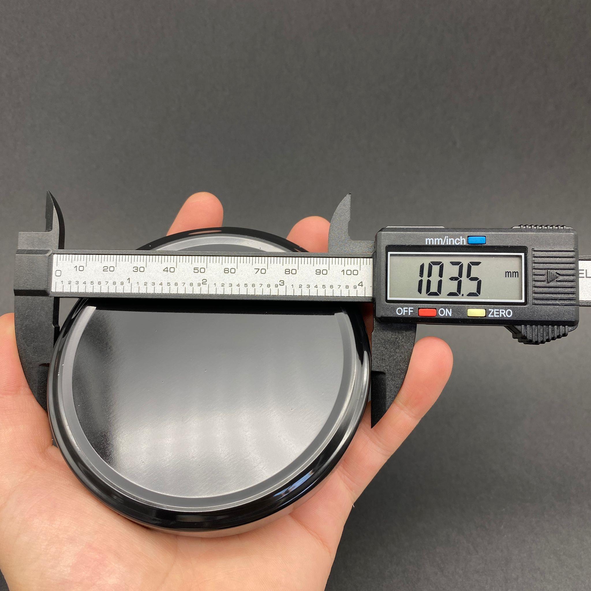 100 MM TWİST-OFF SİYAH METAL KAPAK - 100 MM TWİST-OFF CAM KAVANOZ KAPAĞI