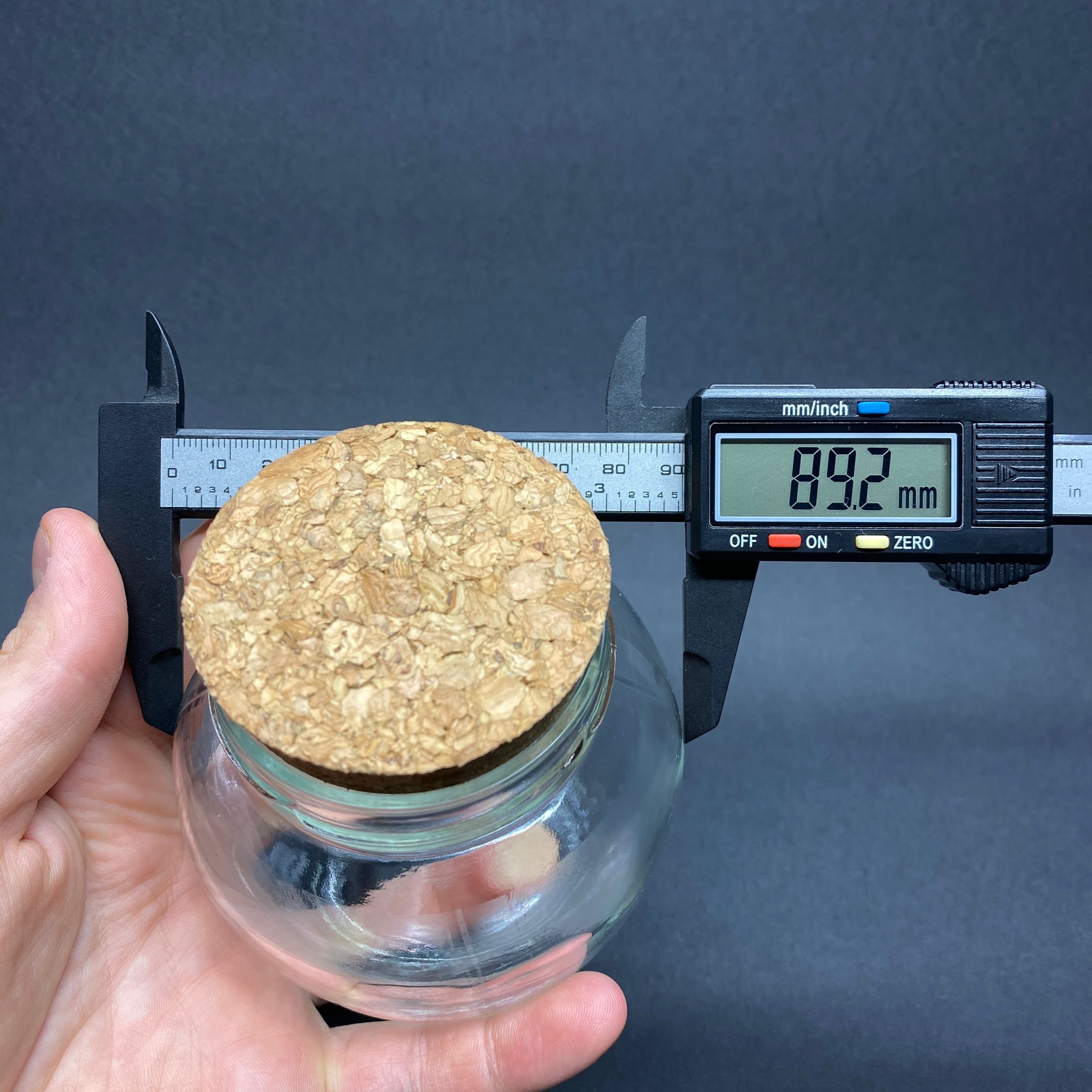 370 CC MANTAR TIPALI OVAL CAM KAVANOZ - MANTAR KAPAKLI KAVANOZ - AHŞAP KAPAKLI KAVANOZ
