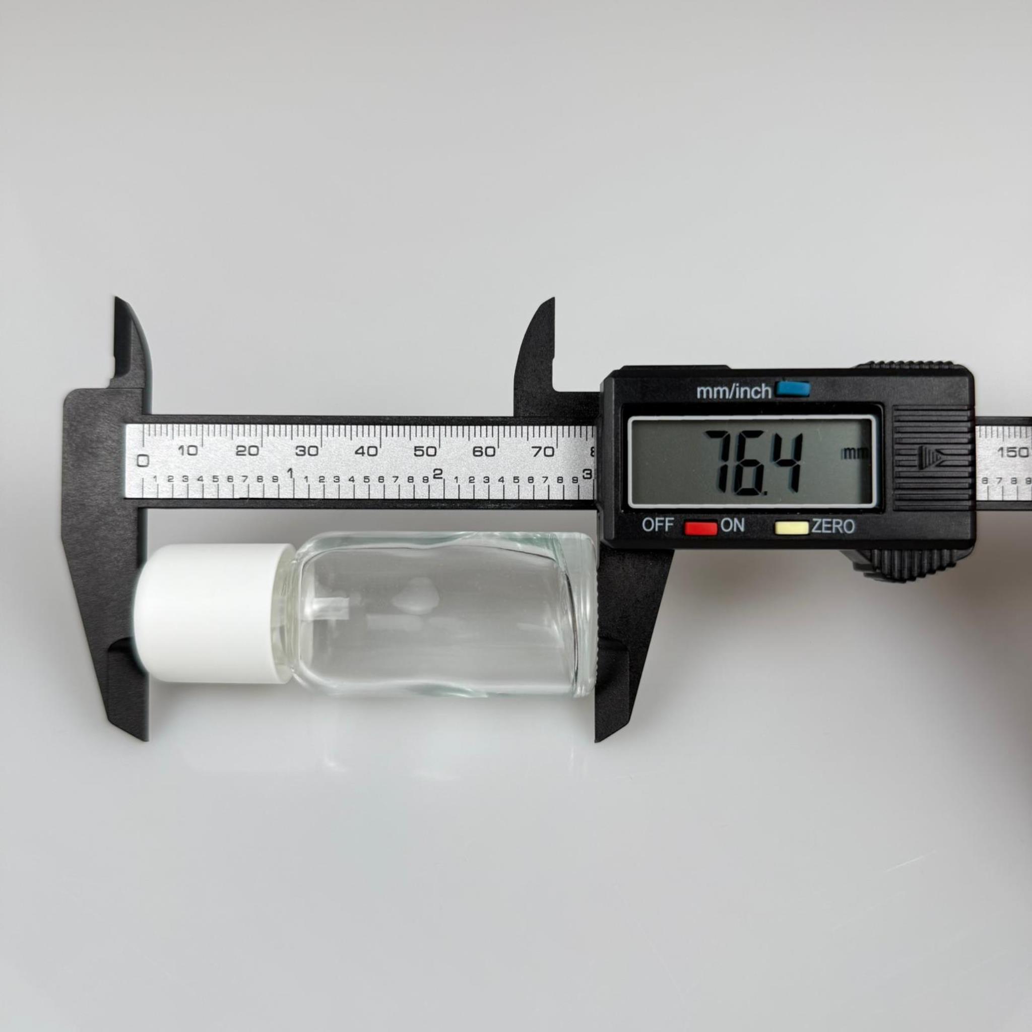 20 CC ŞEFFAF CAM ŞİŞE + İÇTEN DAMLALIKLI ÇOCUK KİLİTLİ BEYAZ KAPAK - SAYDAM 20 ML KİLİT KAPAKLI DAMLATMALI ŞİŞE