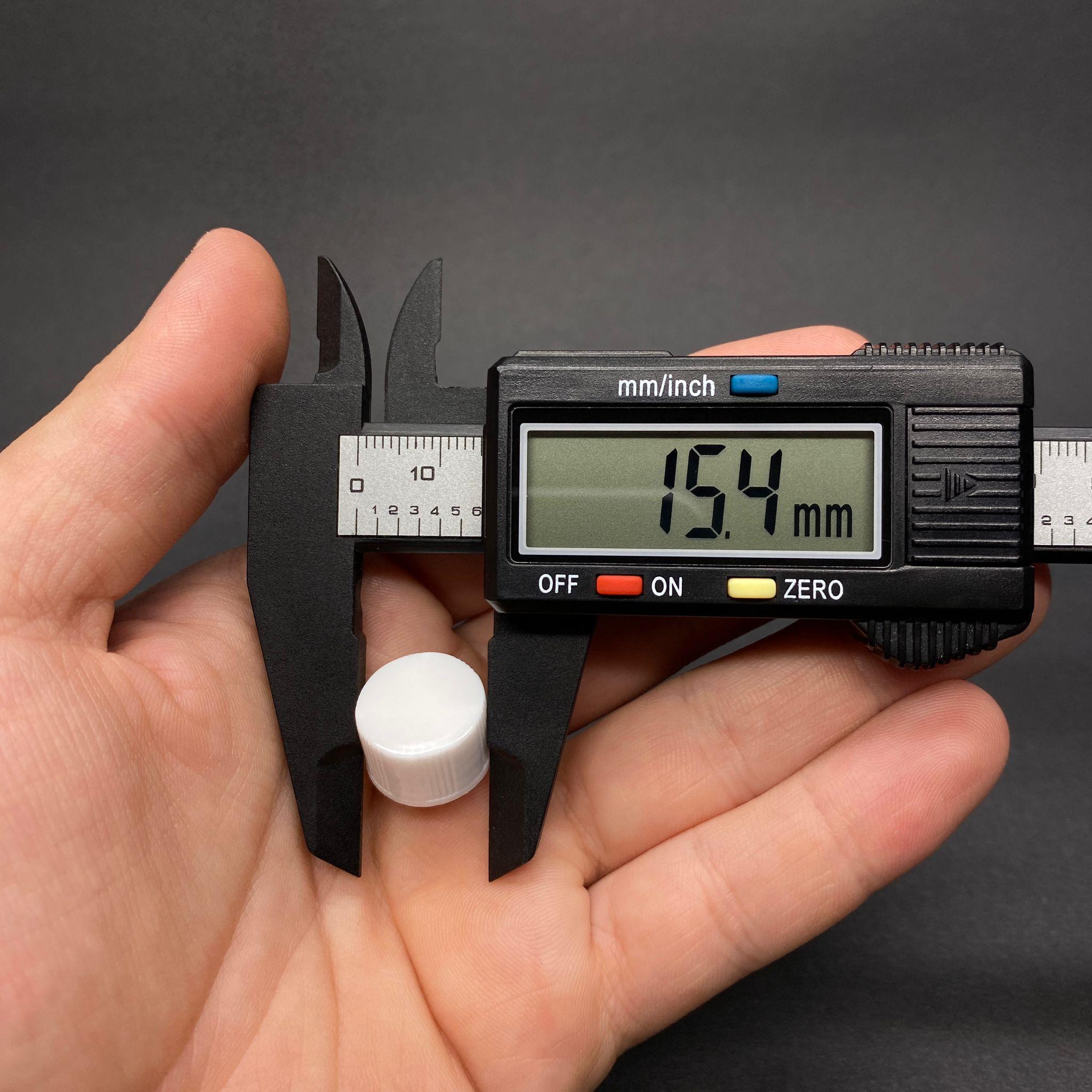 14 MM PLASTİK KAPAK BEYAZ - KÖPÜK CONTALI