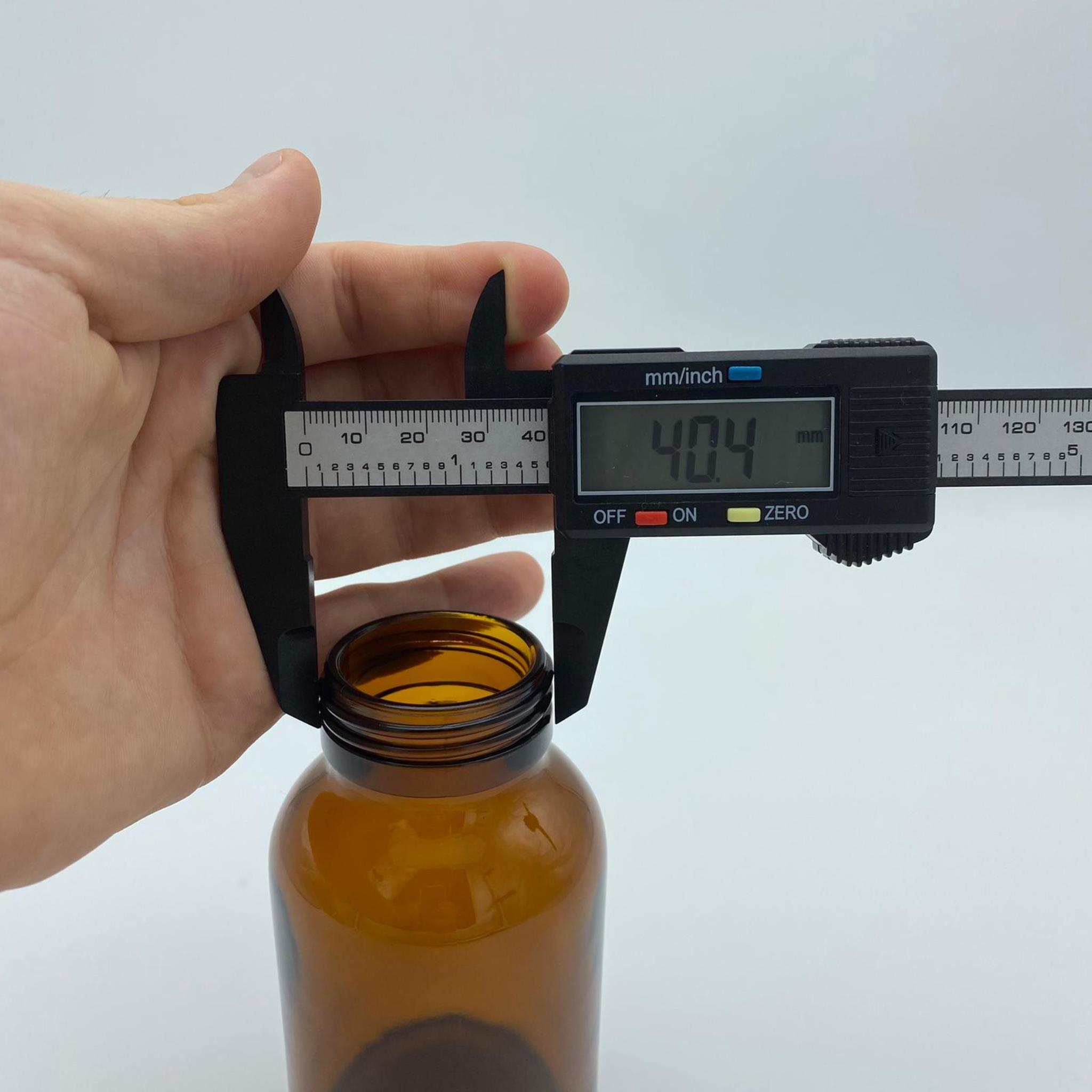 200 CC AMBER CAM TABLET ŞİŞESİ KAPAKSIZ (41 AĞIZ) - ŞİŞECAM ÜRÜN KODU: 716020