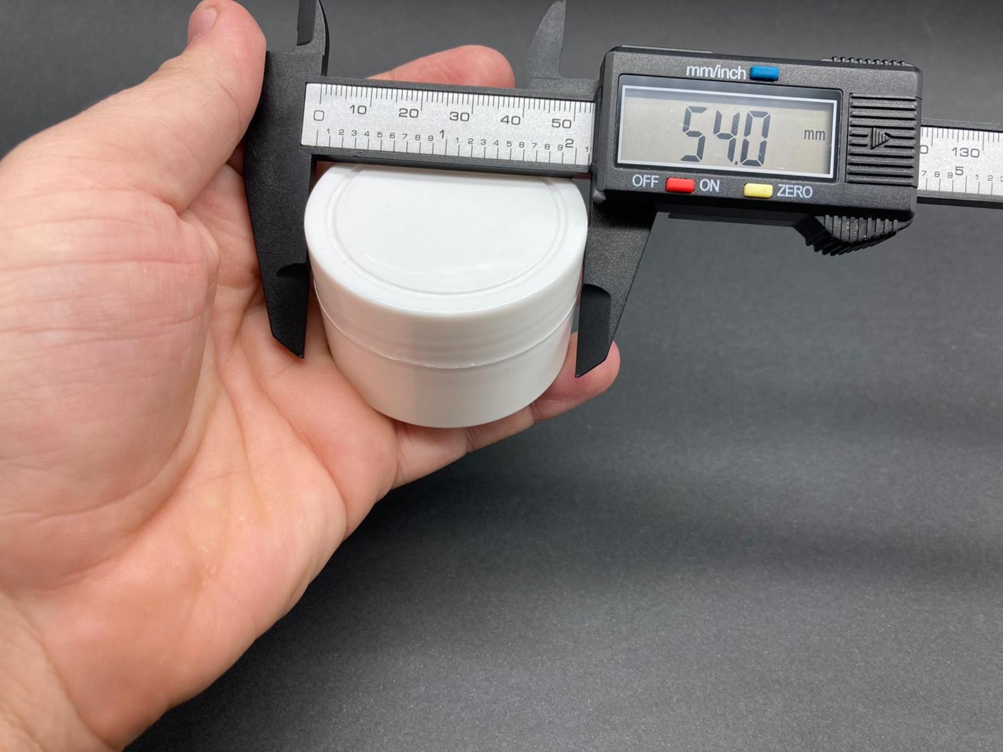50 CC SİLİNDİR MODEL BEYAZ KREM KAVANOZU KAPAKLI - 50 ML POMAT KUTUSU