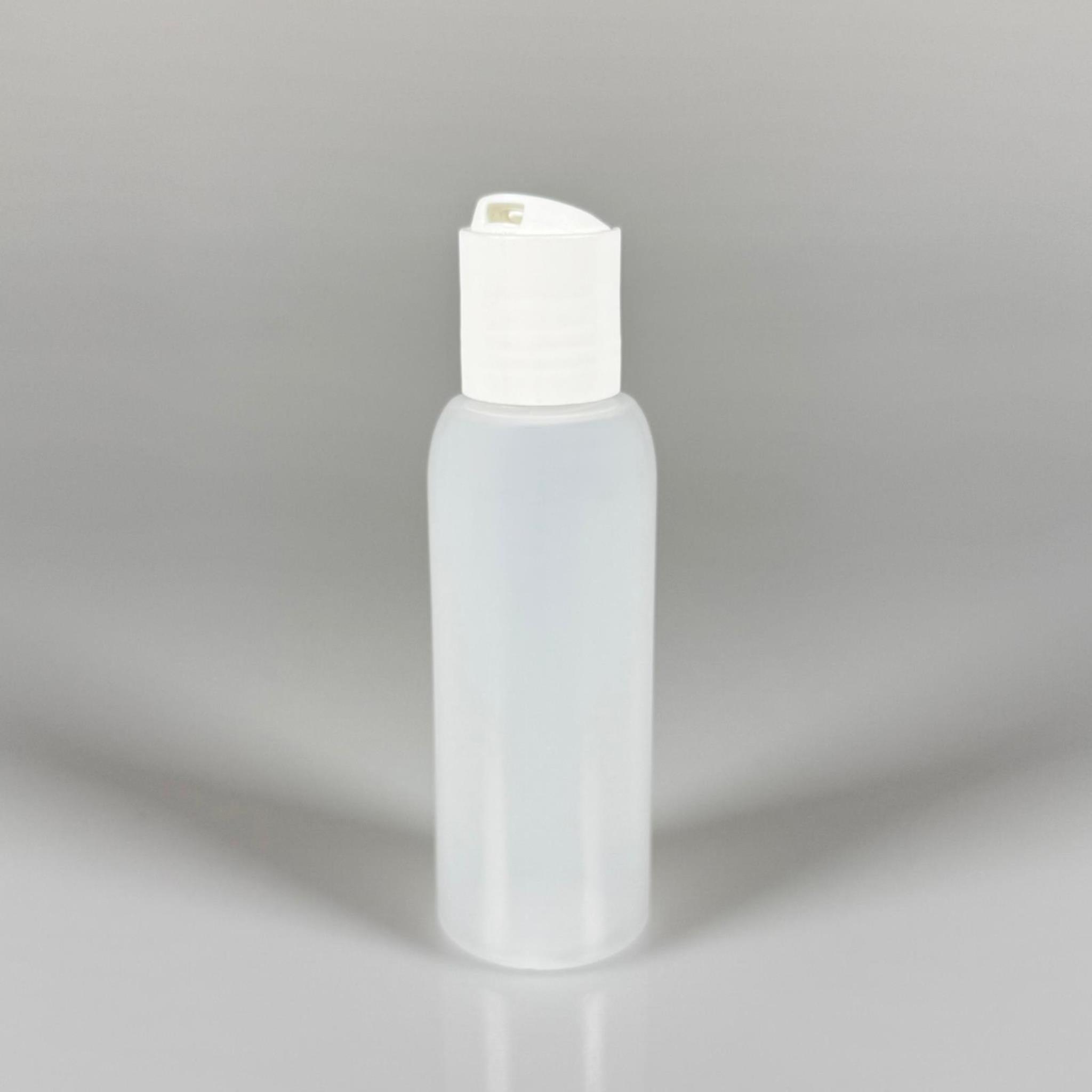 100 ML SIKILABİLİR YUMUŞAK PE POLİETİLEN PLASTİK ŞİŞE - BEYAZ DİSKTOP ŞAMPUAN KAPAKLI - 100 cc sos, yağ, kartuş, mürekkep vb için boş şişeler