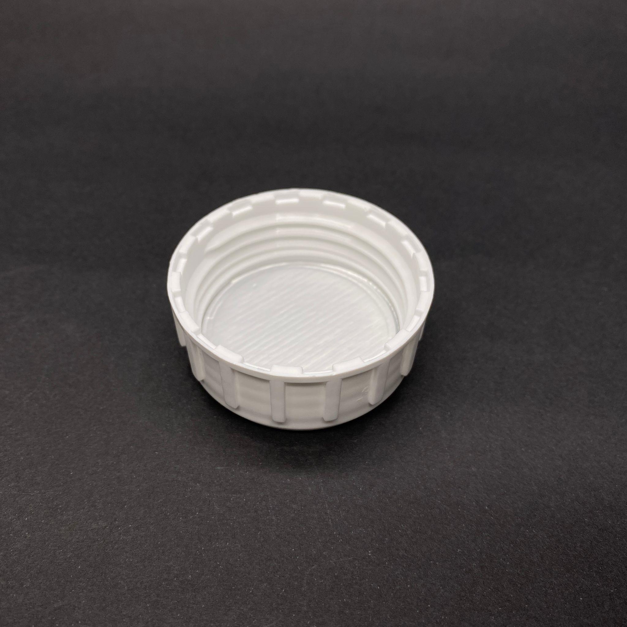 50 MM ALÜMİNYUM İNDİKSİYON CONTALI BEYAZ PLASTİK KAPAK - SK50/24 BERİCAP PLASTİK ZİRAİ BİDON KAPAĞI (TARIM BİDONU İÇİN)
