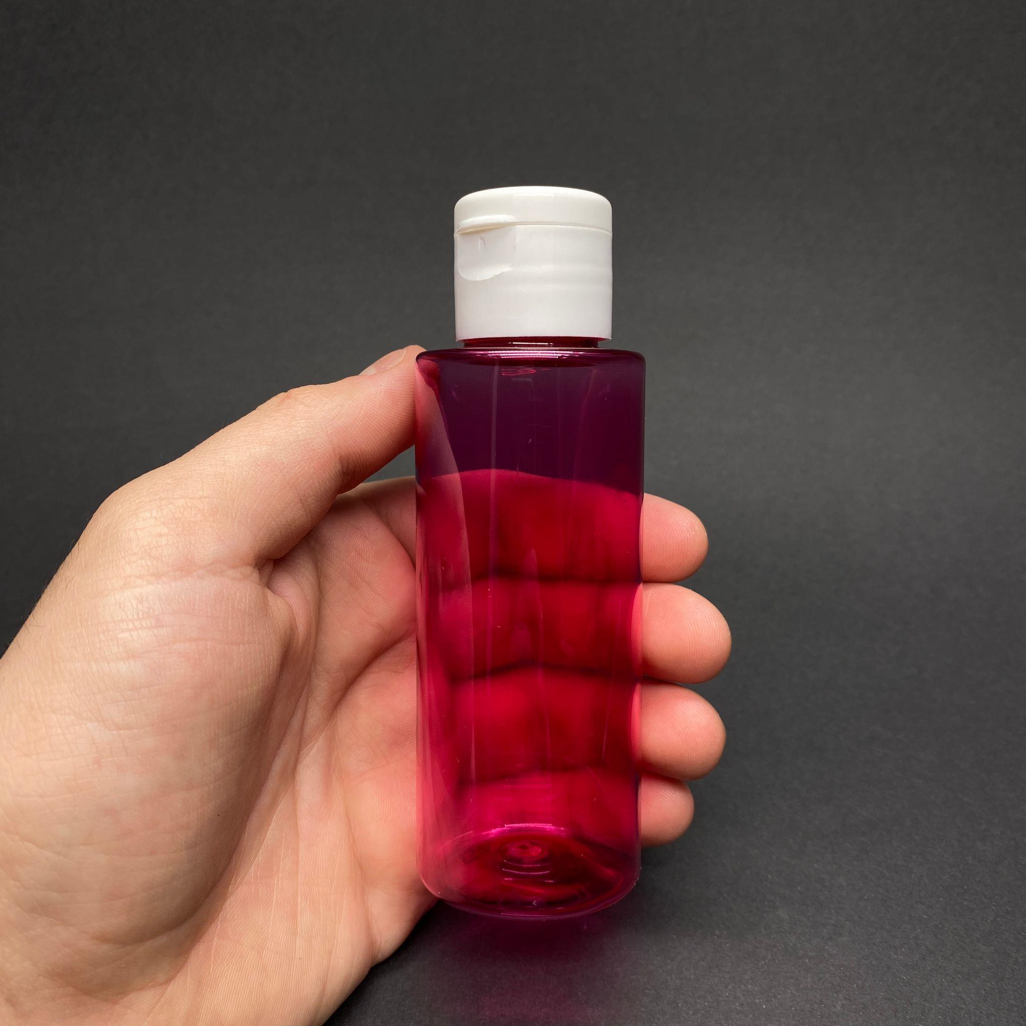 100 CC SİLİNDİR KESKİN KÜT MODEL SERT (17 GR) PET ŞİŞE - BEYAZ FLİPTOP KAPAKLI - AĞIZ ÇAPI 24 MM - PEMBE