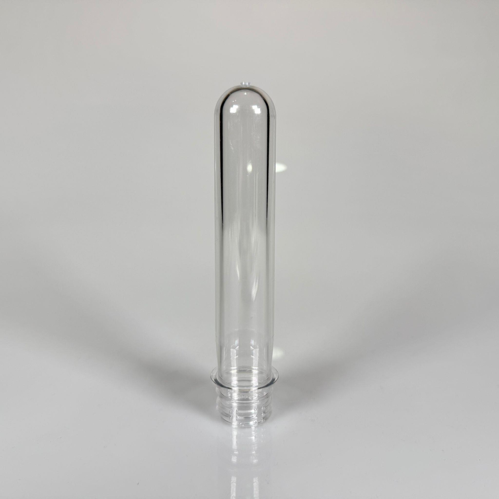 16 CM TÜP - 45 CC UZUN KALIN (51 GR) PET ŞİŞE  - 28 AĞIZ KAPAKSIZ  - VANİLYA ÇUBUĞU, BAHARAT, DENEY TÜPÜ, AYAKKABI BAĞCIĞI VB İÇİN PLASTİK TÜP