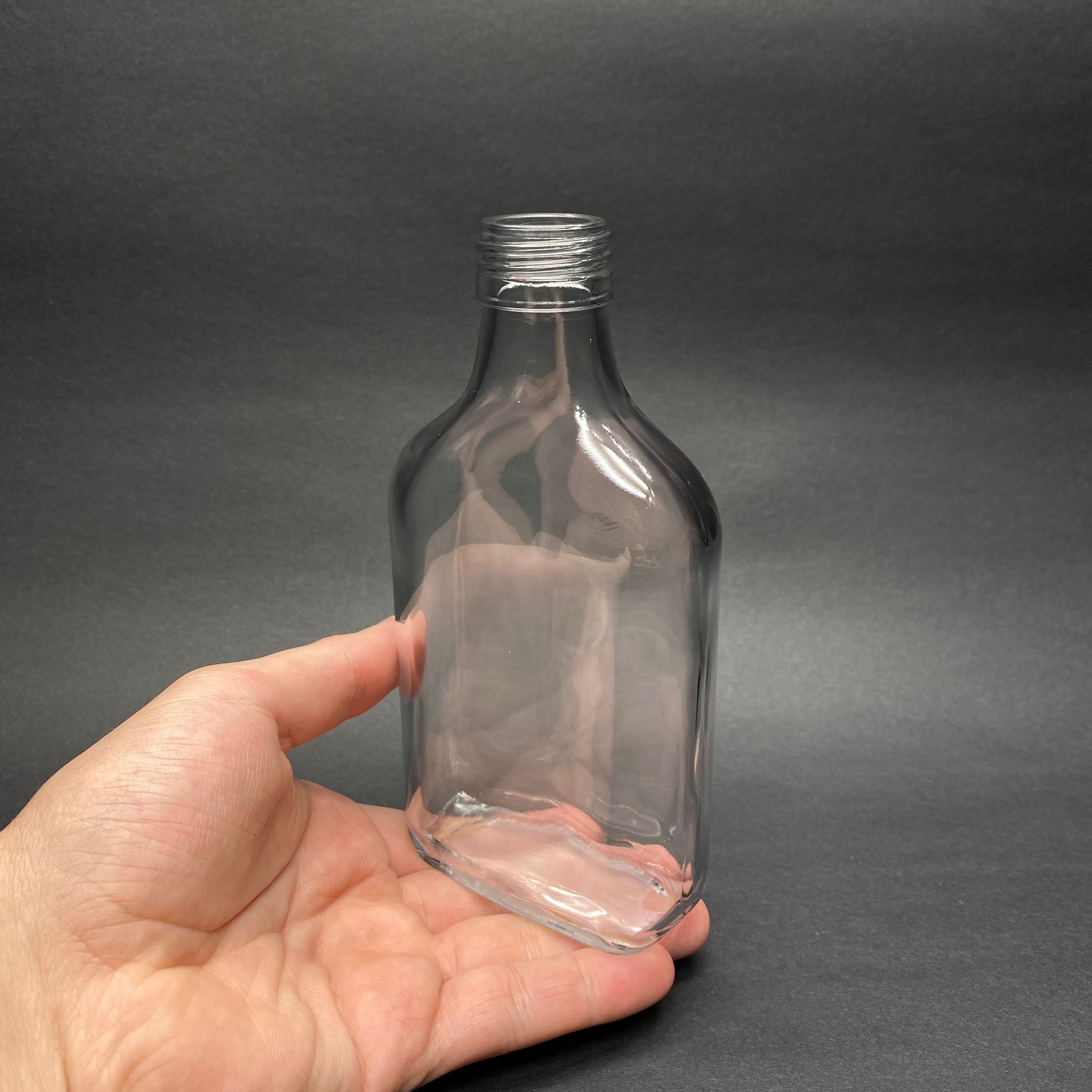 200 CC YASSI CAM COLD BREW ŞİŞE - SOĞUK KAHVE ŞİŞESİ -  KAPAKSIZ (28 AĞIZ) - 200 ML YASSI CAM ŞİŞE