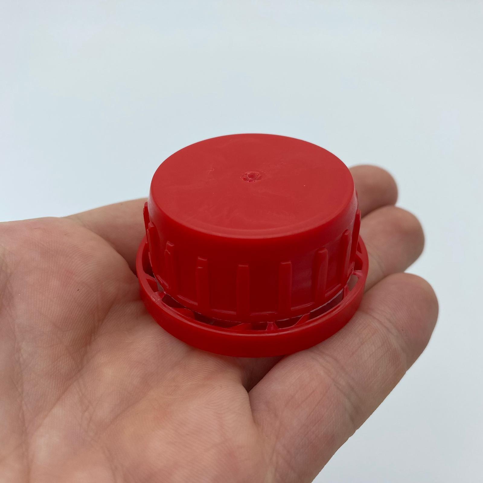 38 MM KIRMIZI BİDON KAPAĞI KİLİTLİ