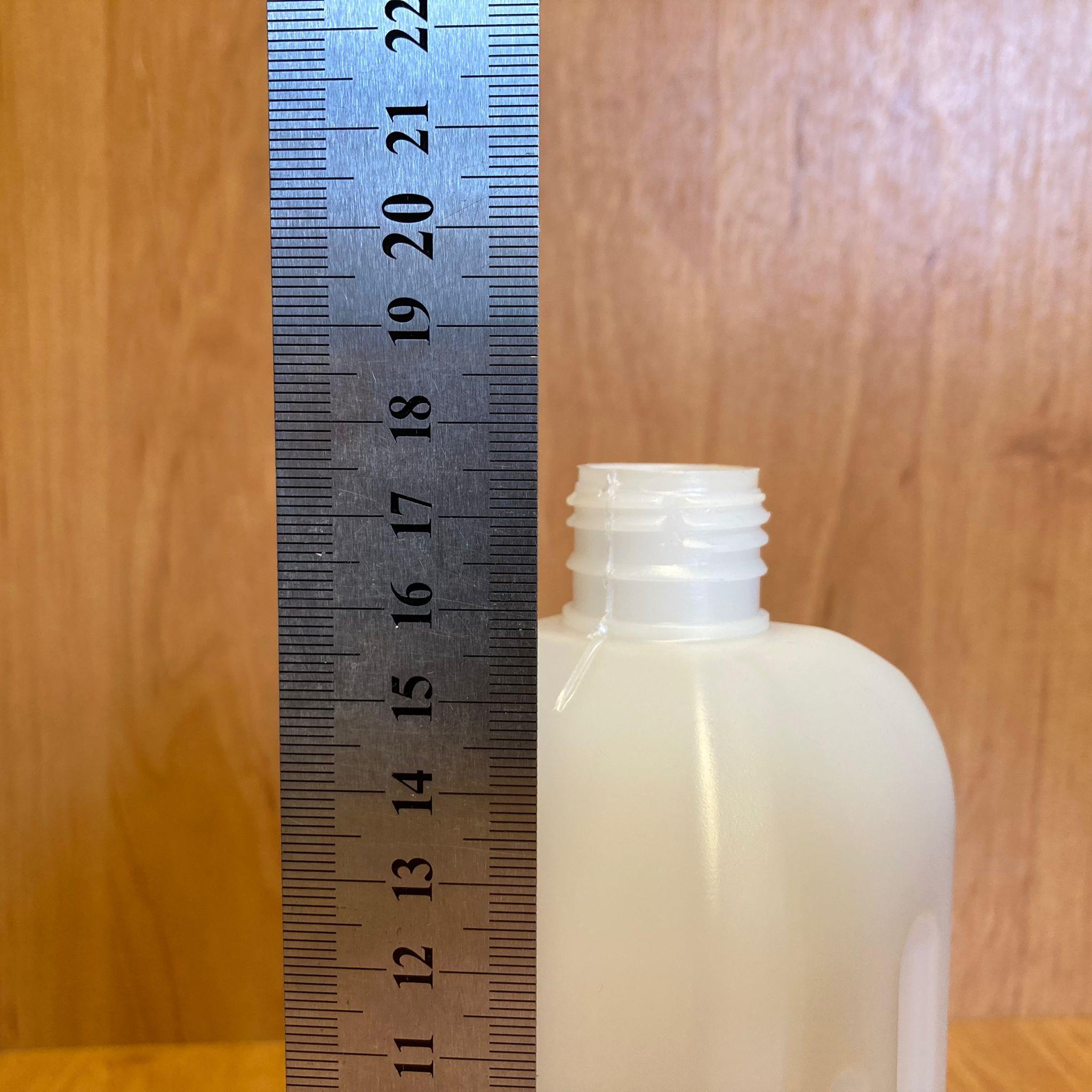 500 CC DEZENFEKTAN BİDONU - KİLİTLİ BEYAZ KAPAKLI  - 500 ML BEYAZ BOŞ DEZENFEKTAN BİDONU