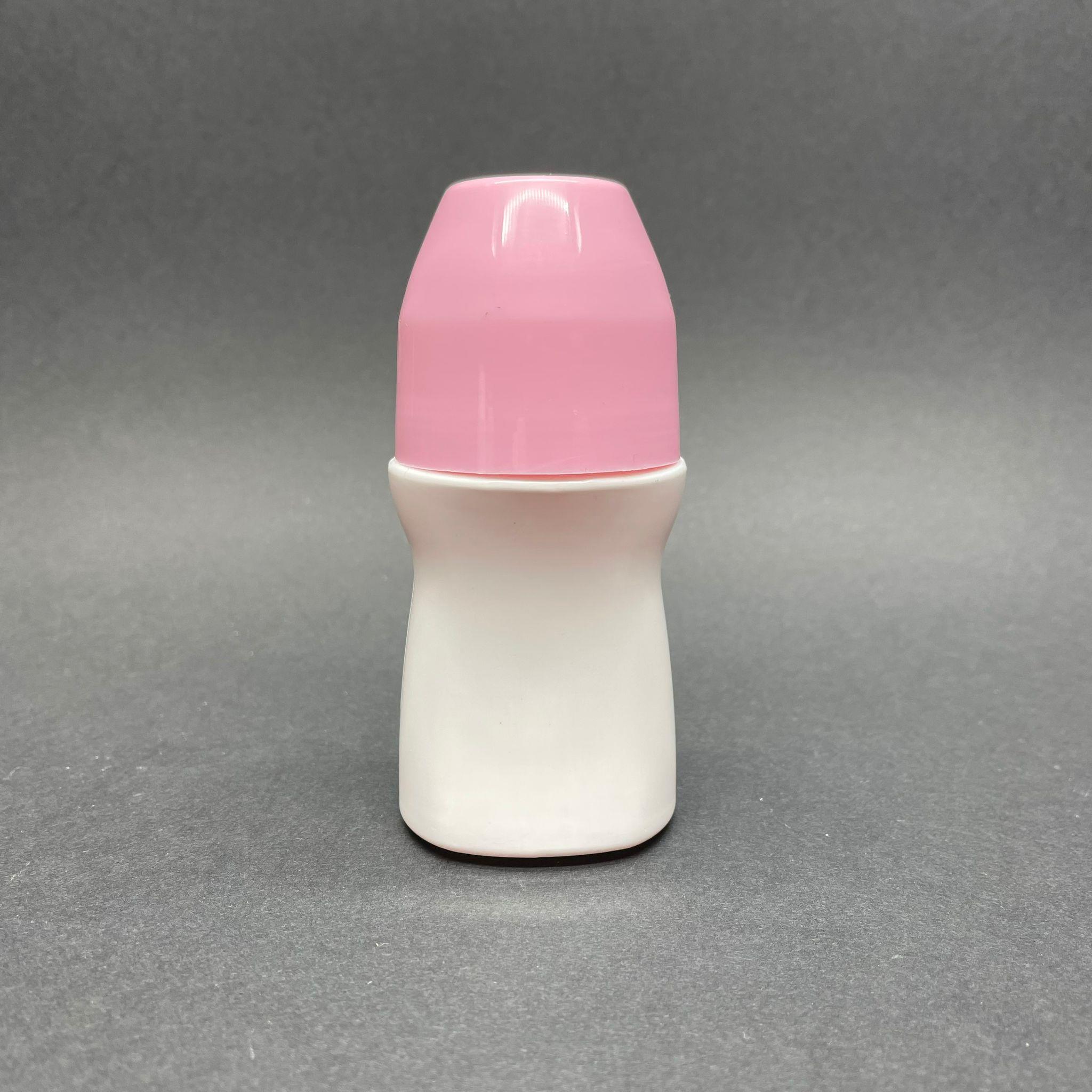 50 CC PLASTİK ROLL-ON ŞİŞESİ PEMBE KAPAKLI BİLYELİ TAKIM - 50 ML KOLTUKALTI ROLL-ON ŞİŞESİ - BOŞ KOLTUKALTI ROLLON AMBALAJ - DEODARANT ŞİŞESİ