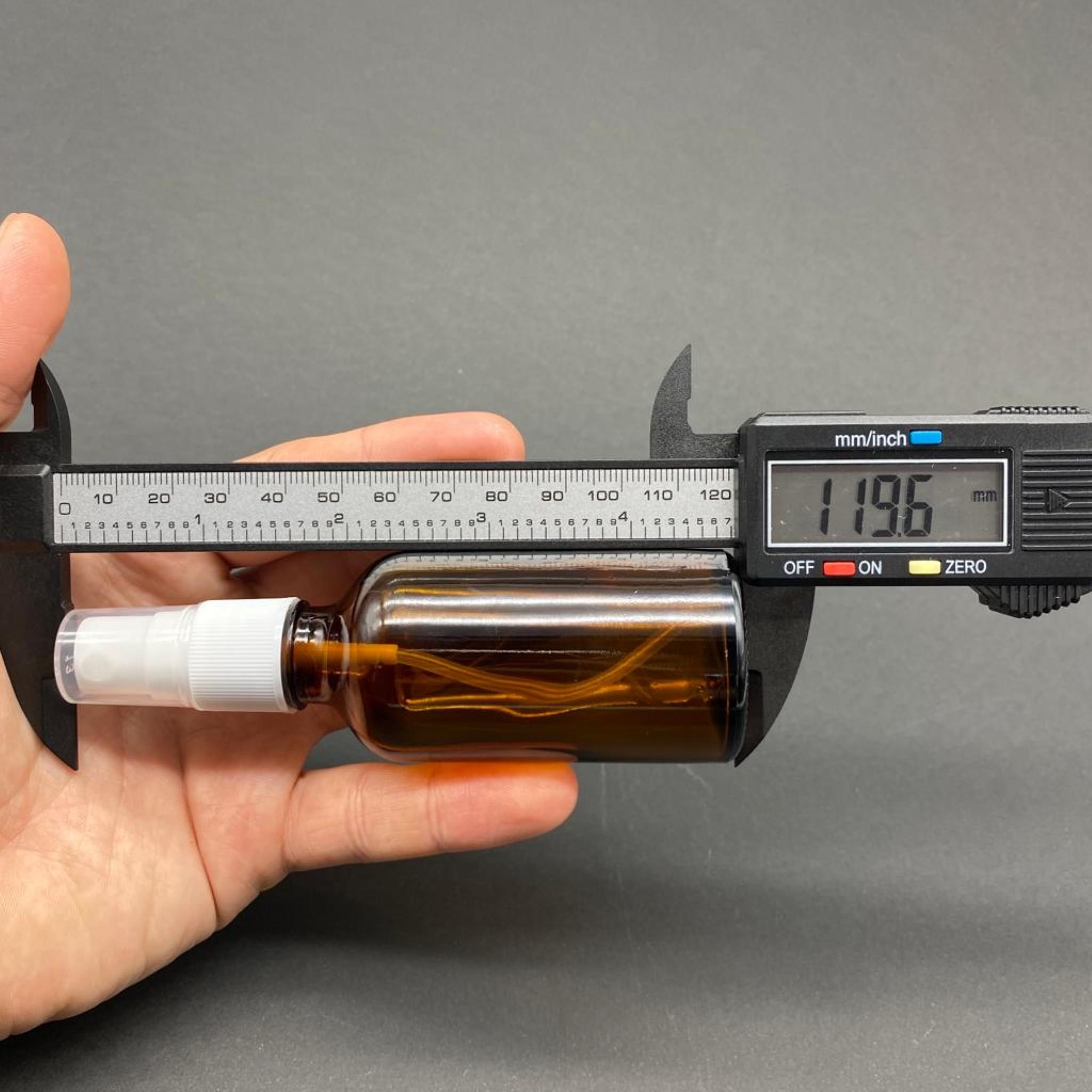 50 CC AMBER CAM ŞİŞE BEYAZ SPREYLİ TAKIM - 50 ML SPREYLİ ŞİŞE