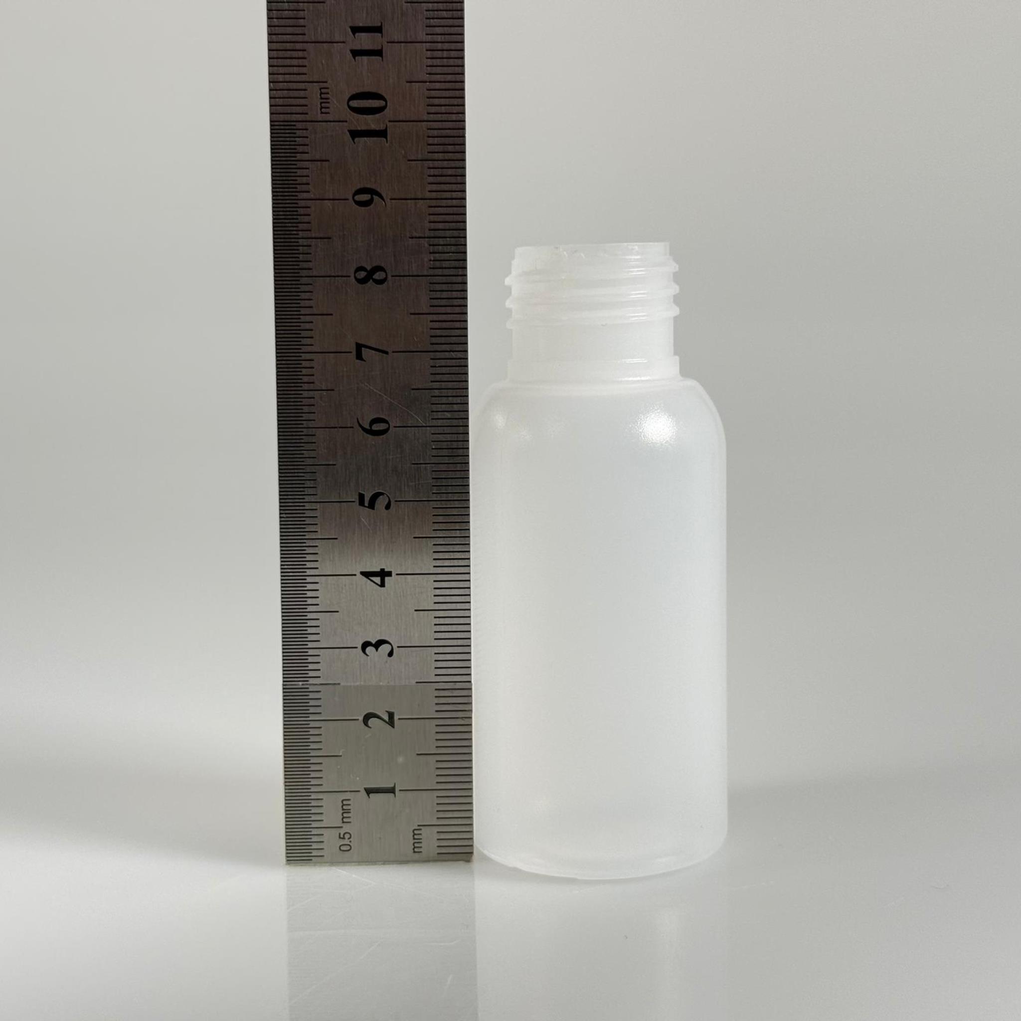 50 ML SIKILABİLİR YUMUŞAK POLİETİLEN PE PLASTİK ŞİŞE - 24 AĞIZ KAPAKSIZ - 50 cc sos, yağ, kartuş, mürekkep vb için boş şişeler