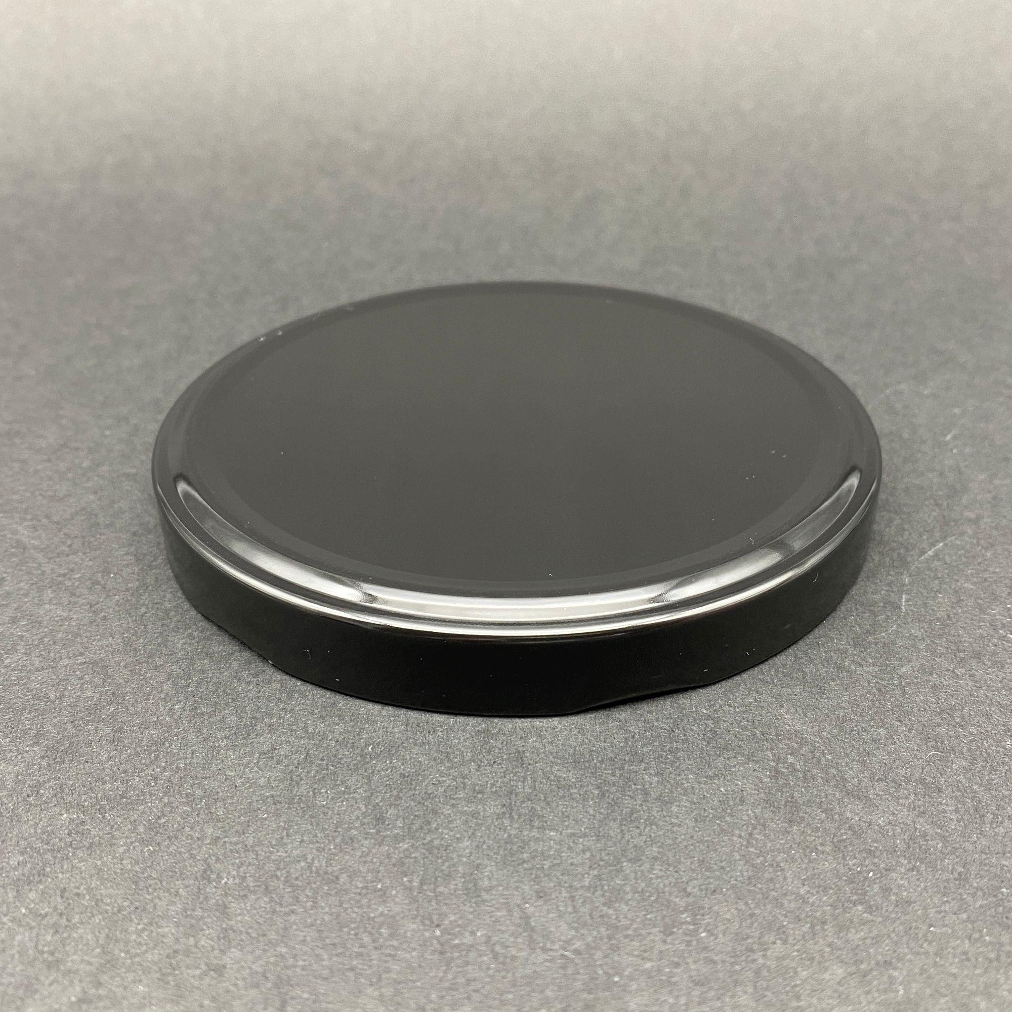 100 MM TWİST-OFF SİYAH METAL KAPAK - 100 MM TWİST-OFF CAM KAVANOZ KAPAĞI