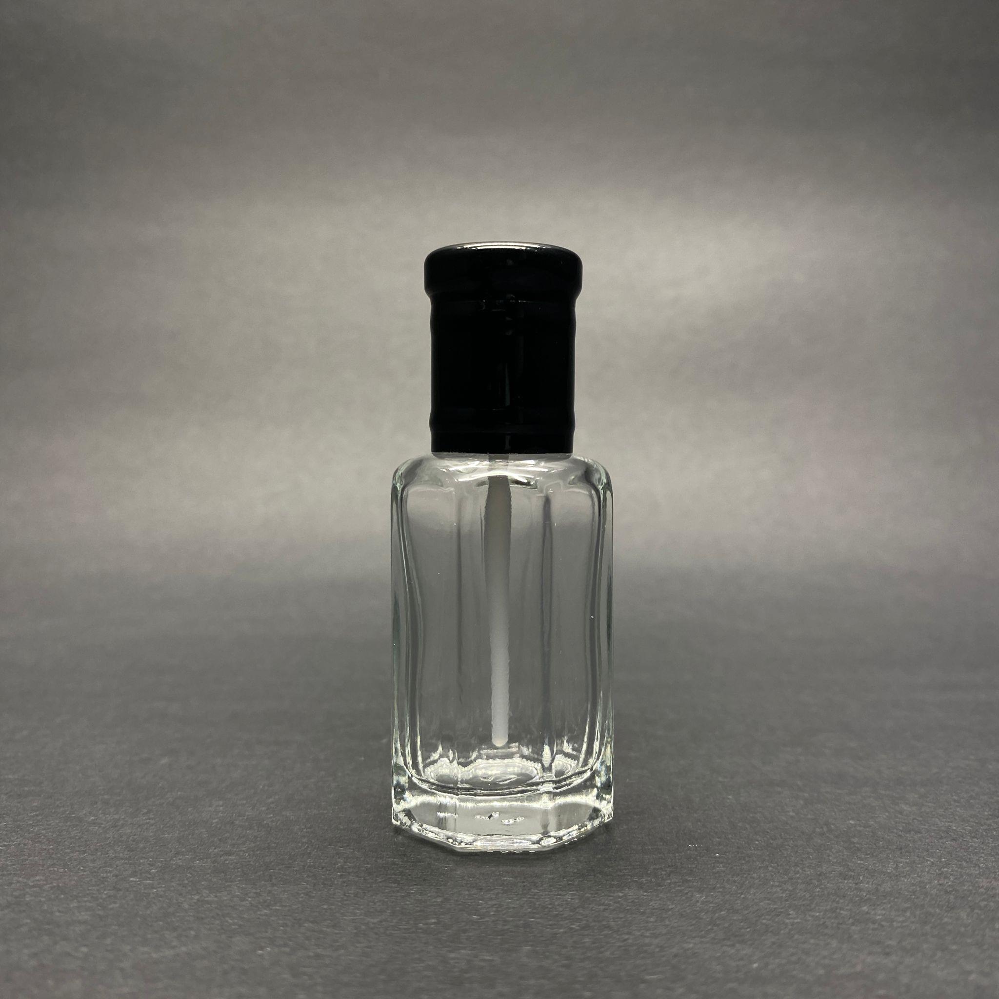 12 CC ÇUBUKLU ESANS ŞİŞESİ -  HACI MİSİ , AROMATİK YAĞ , KOKU , PARFÜM İÇİN SÜRÜLEBİLİR 12 ML CAM ŞİŞE - SİYAH KAPAKLI MİS, HAC, UMRE VB İÇİN