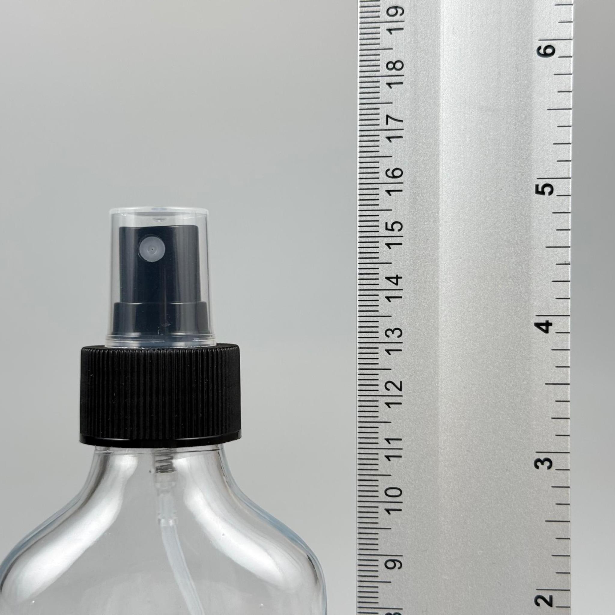 100 CC YASSI CAM ŞİŞE - SİYAH SPREYLİ - 100 ML FISFIS CAM ŞİŞE
