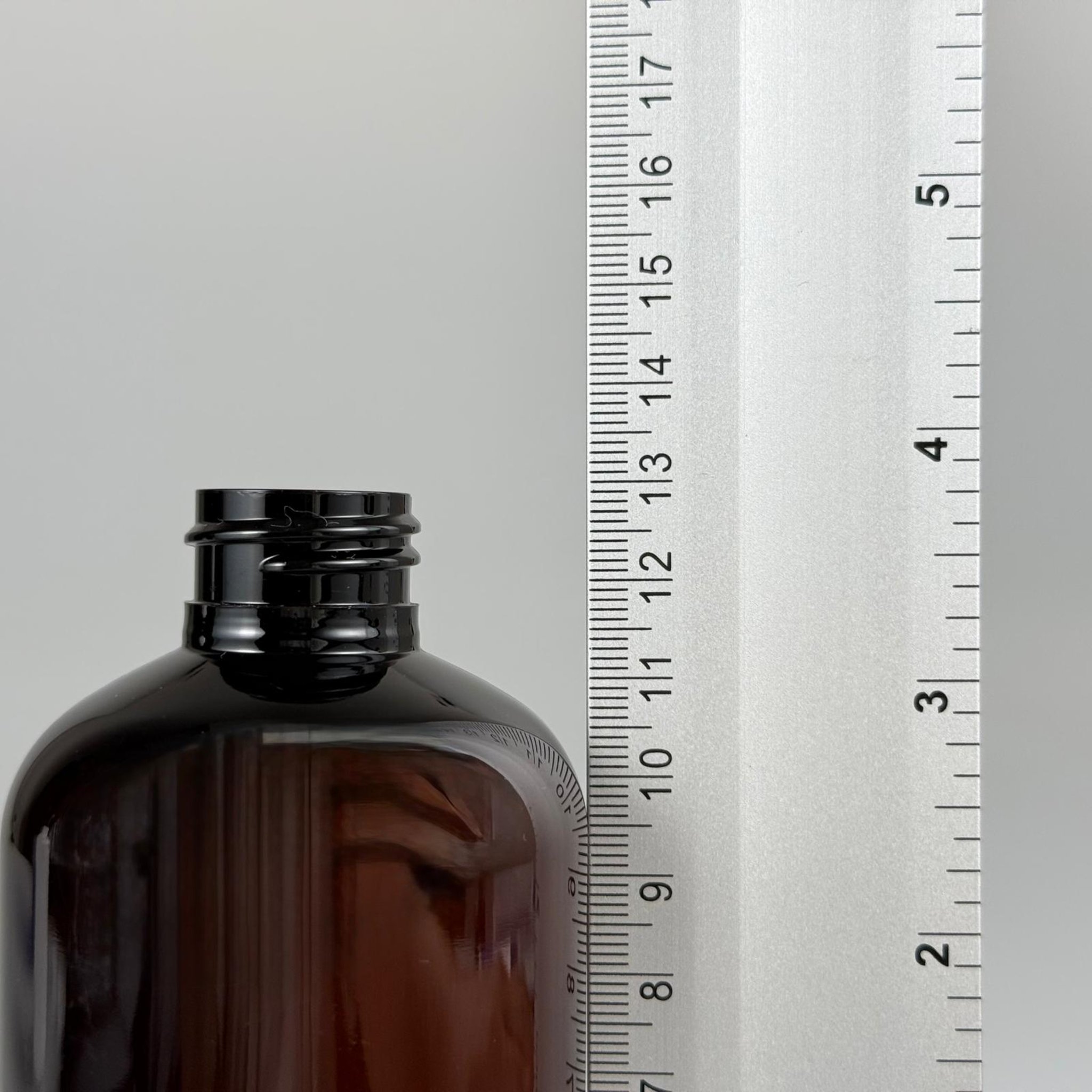 250 CC AMBER PLASTİK ŞİŞE ZEYNEP MODEL KAPAKSIZ (24 AĞIZ) - 250 ML TOMBUL PET ŞİŞE