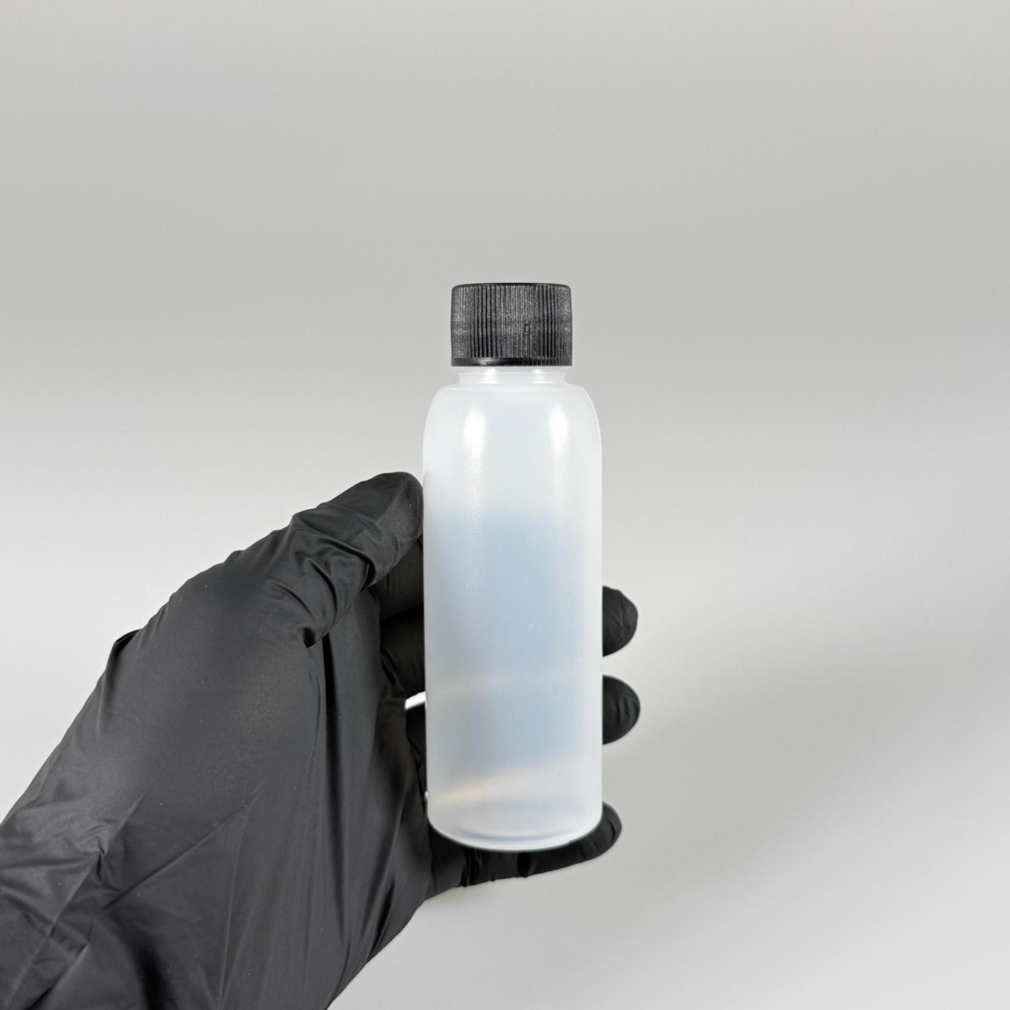 100 ML SIKILABİLİR YUMUŞAK PE POLİETİLEN PLASTİK ŞİŞE - CONTALI SİYAH KAPAKLI ASETON KOLONYA TIPALI - 100 cc sos, yağ, kartuş, mürekkep vb için boş şişeler
