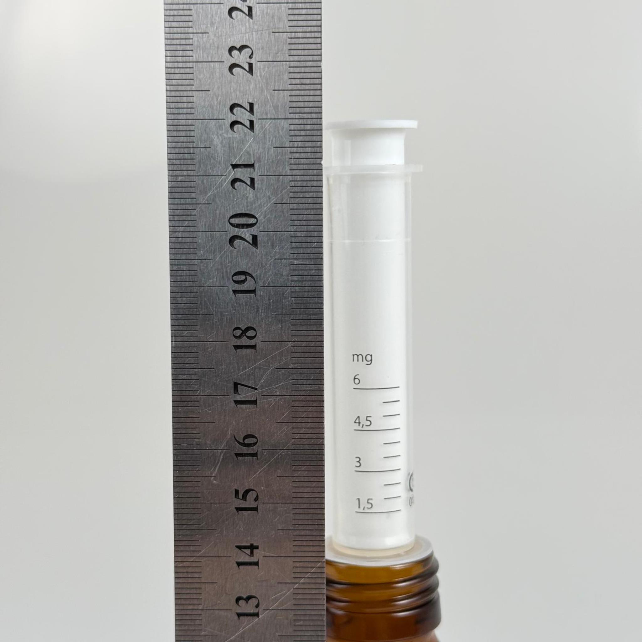 200 ML CAM ECZA ŞİŞESİ + 6 ML DOZAJ PİPETİ + DOZAJ TIPASI + CONTALI PLASTİK KAPAK TAKIM