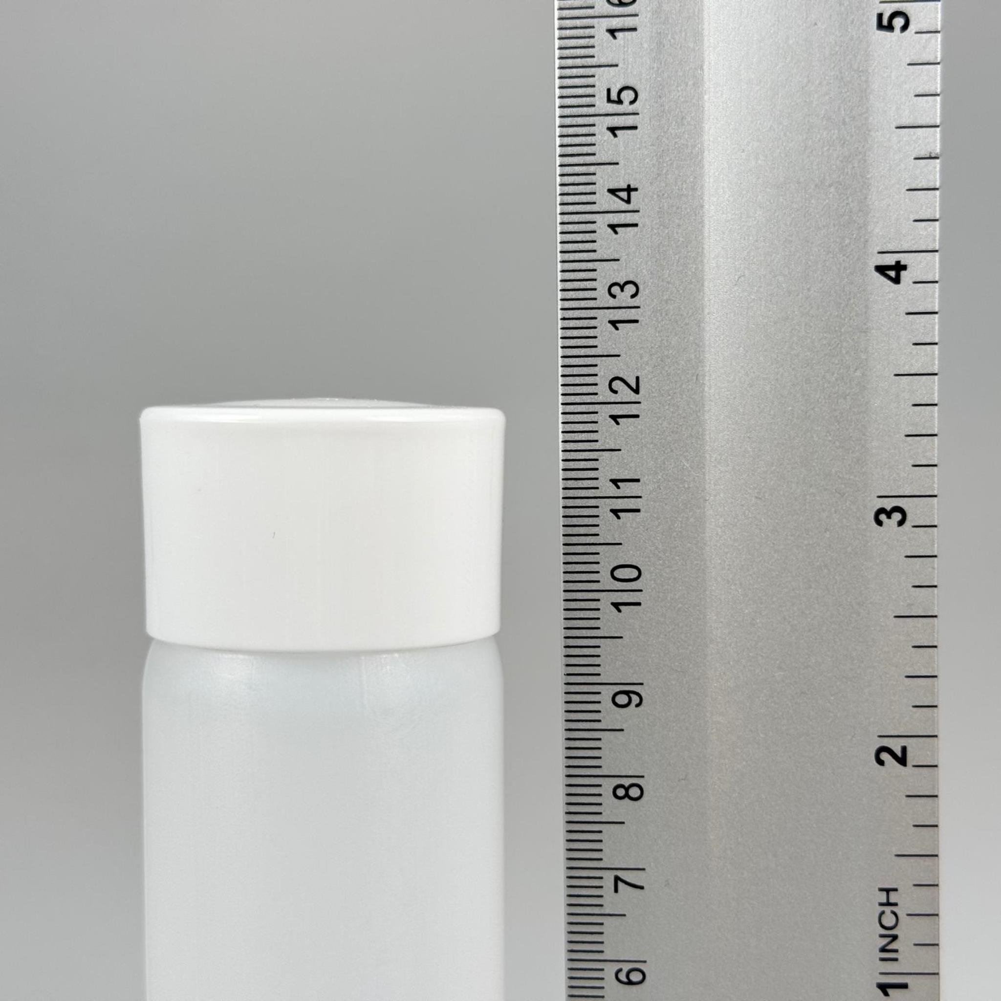 100 CC NATÜREL SERT POLİETİLEN ŞİŞE ( 24 MM ) + BEYAZ GENİŞ PLASTİK KAPAKLI + PLASTİK TIPALI - 100 ML SERT POLİETİLEN ASETON ŞİŞESİ