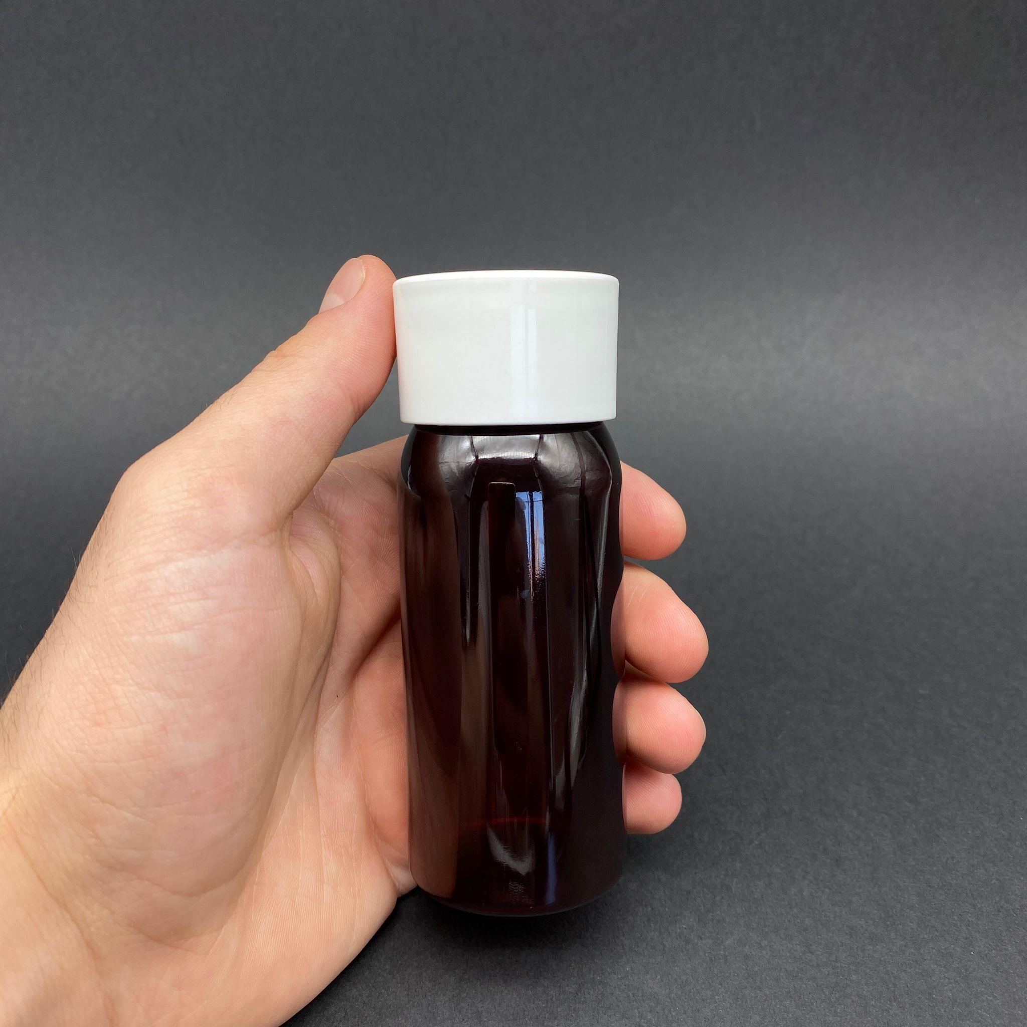 100 CC AMBER SERT PET ŞİŞE - BEYAZ KOLONYA KAPAKLI - KOLONYA TIPALI - 100 ML KAHVERENGİ PLASTİK KOLONYA ŞİŞESİ