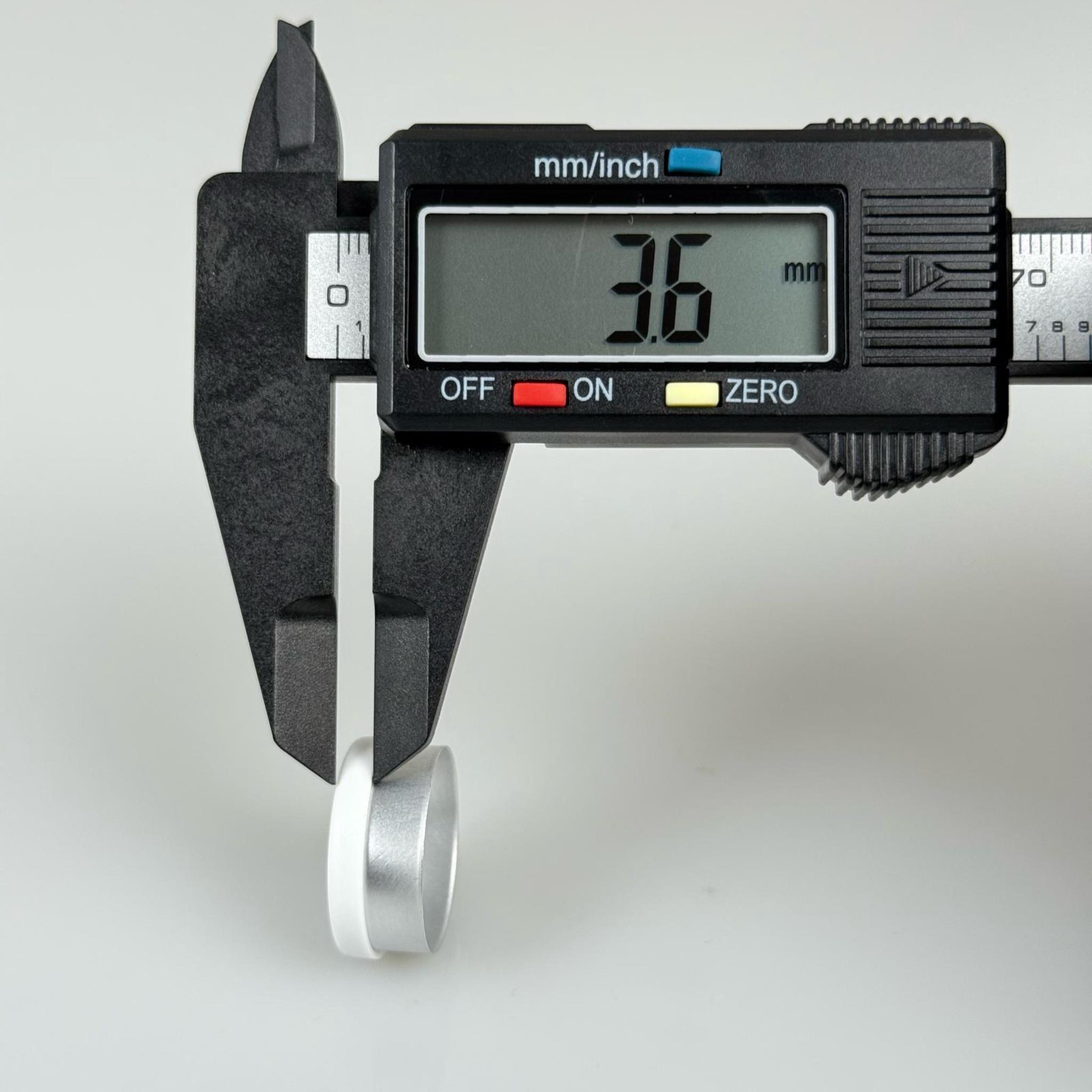PENİSİLİN ALÜMİNYUM FLAKON KAPAK BEYAZ (İÇİ ÇENTİKLİ) -  20 MM DÜZ RENKLİ FLİP-OFF KAPAK