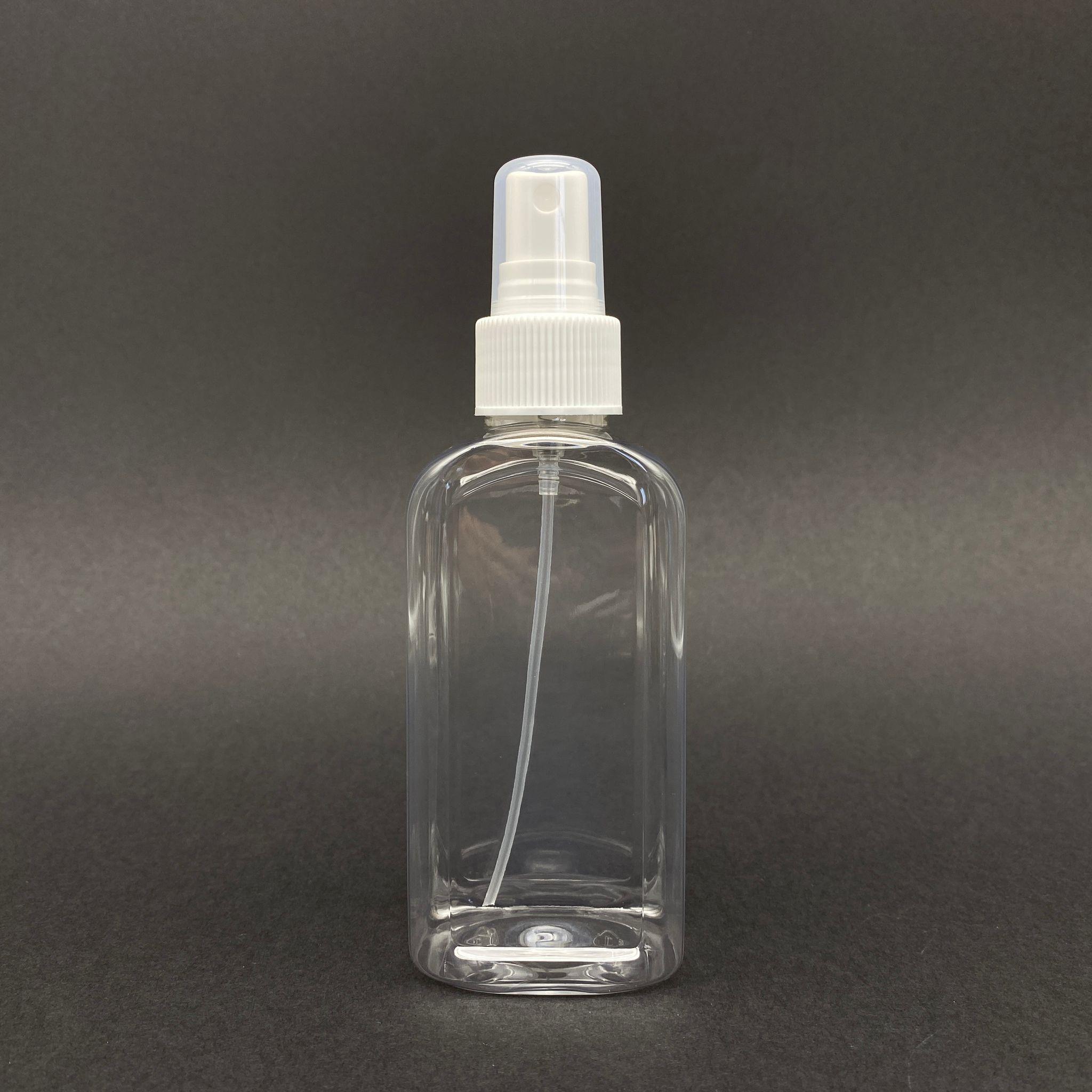 140 CC YASSI ŞİŞE - BEYAZ SPREYLİ - 140 ML YASSI PLASTİK FISFISLI ŞİŞE