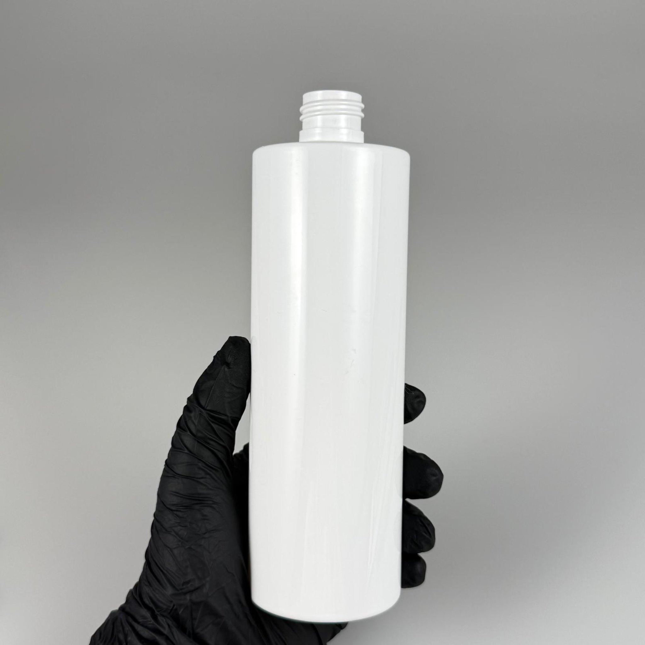 400 CC KÜT BOYUNLU SİLİNDİR PET ŞİŞE (30 GR) - KAPAKSIZ 24 AĞIZ - 400 ML PLASTİK ŞİŞE - BEYAZ