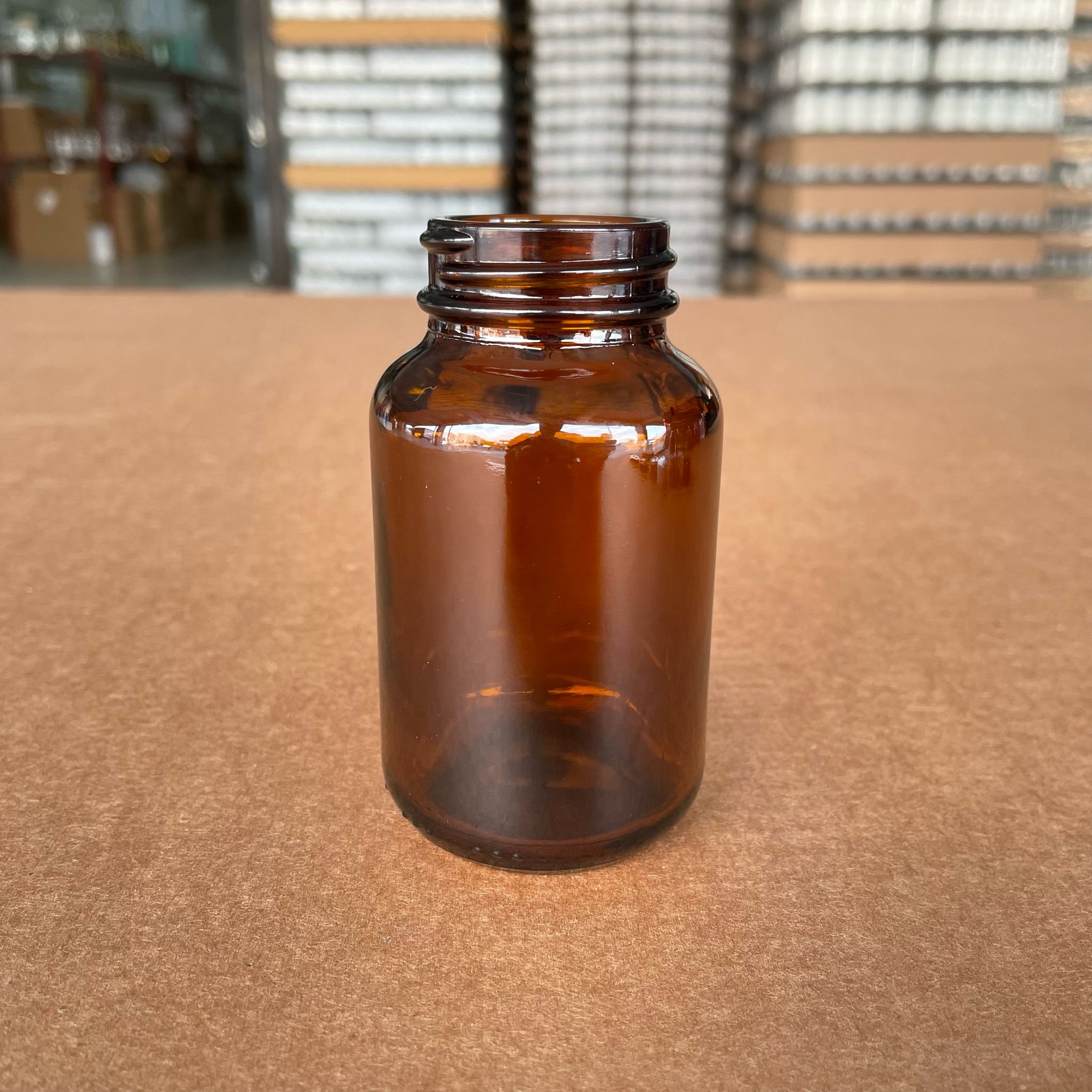 120 CC AMBER CAM TABLET ŞİŞESİ - 38 AĞIZ KAPAKSIZ - 120 ML (SİLME 133 ML) KAPSÜL KUTUSU - İLAÇ ŞİŞESİ - MEDİKAL HAP ŞİŞESİ - FARMASÖTİK KAVANOZ - ŞİŞECAM ÜRÜN KODU: 763713