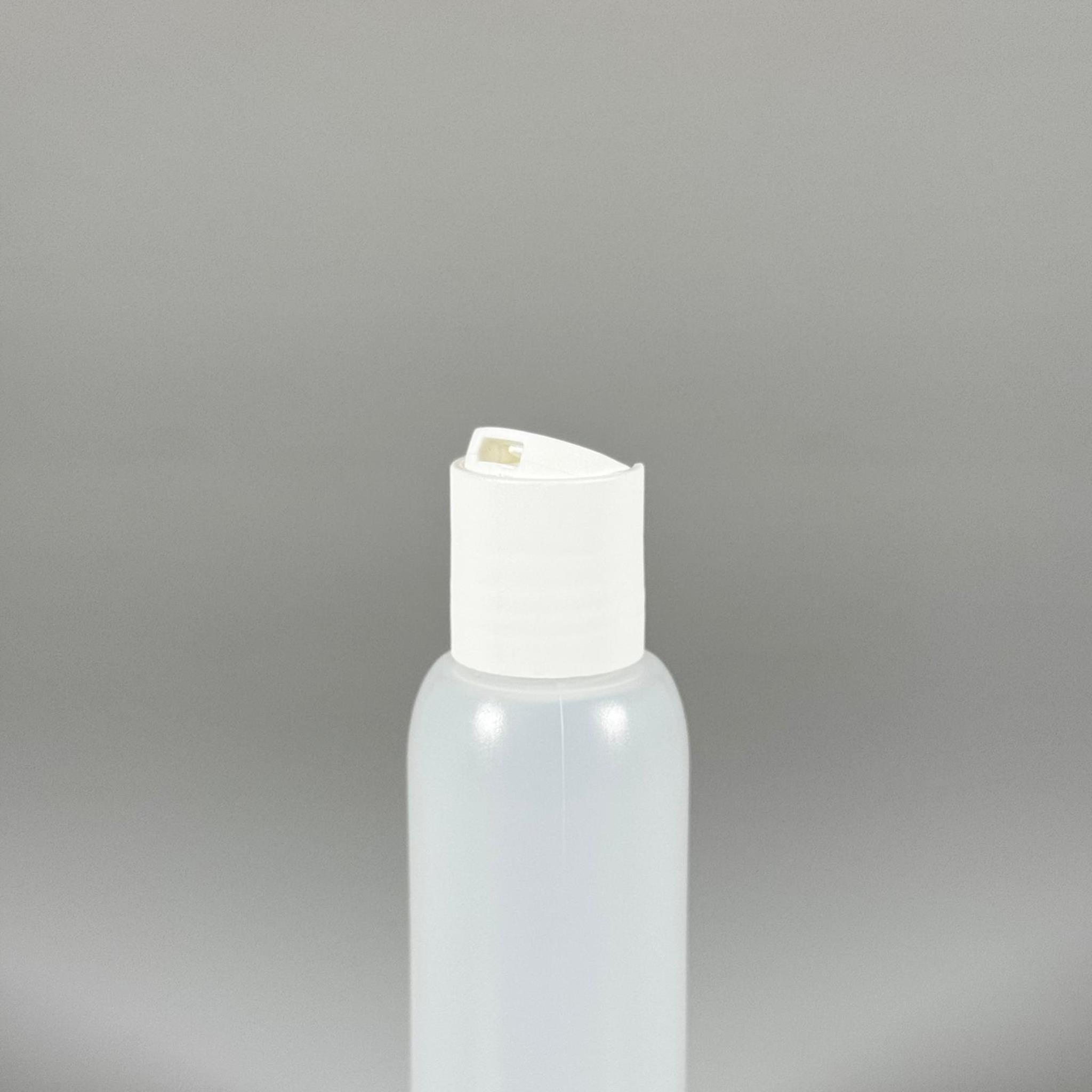 100 ML SIKILABİLİR YUMUŞAK PE POLİETİLEN PLASTİK ŞİŞE - BEYAZ DİSKTOP ŞAMPUAN KAPAKLI - 100 cc sos, yağ, kartuş, mürekkep vb için boş şişeler