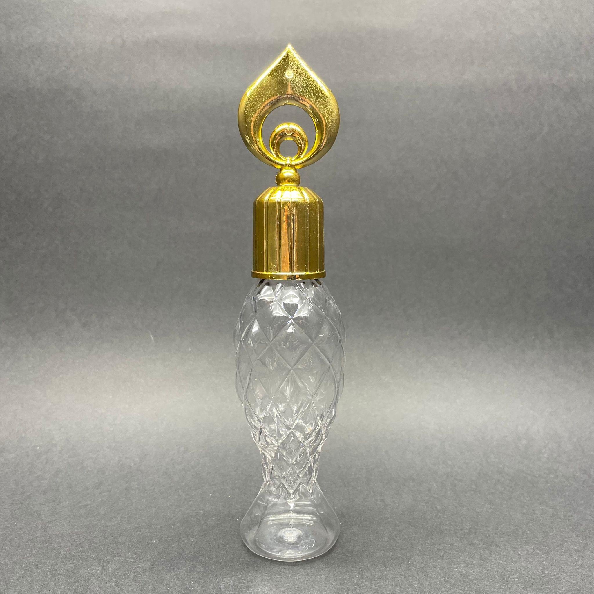 100 CC BALIKSIRTI ŞİŞE - GOLD HİLAL KAPAKLI - KOLONYA TIPALI - 100 ML PLASTİK KOLONYA ŞİŞESİ