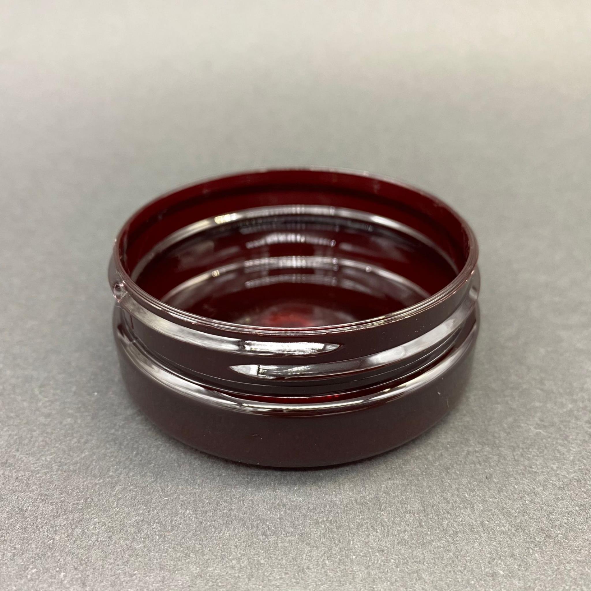 50 CC SERT PLASTİK AMBER KREM KAVANOZU KAPAKSIZ (70 AĞIZ) - 50 ML PLASTİK KAVANOZ