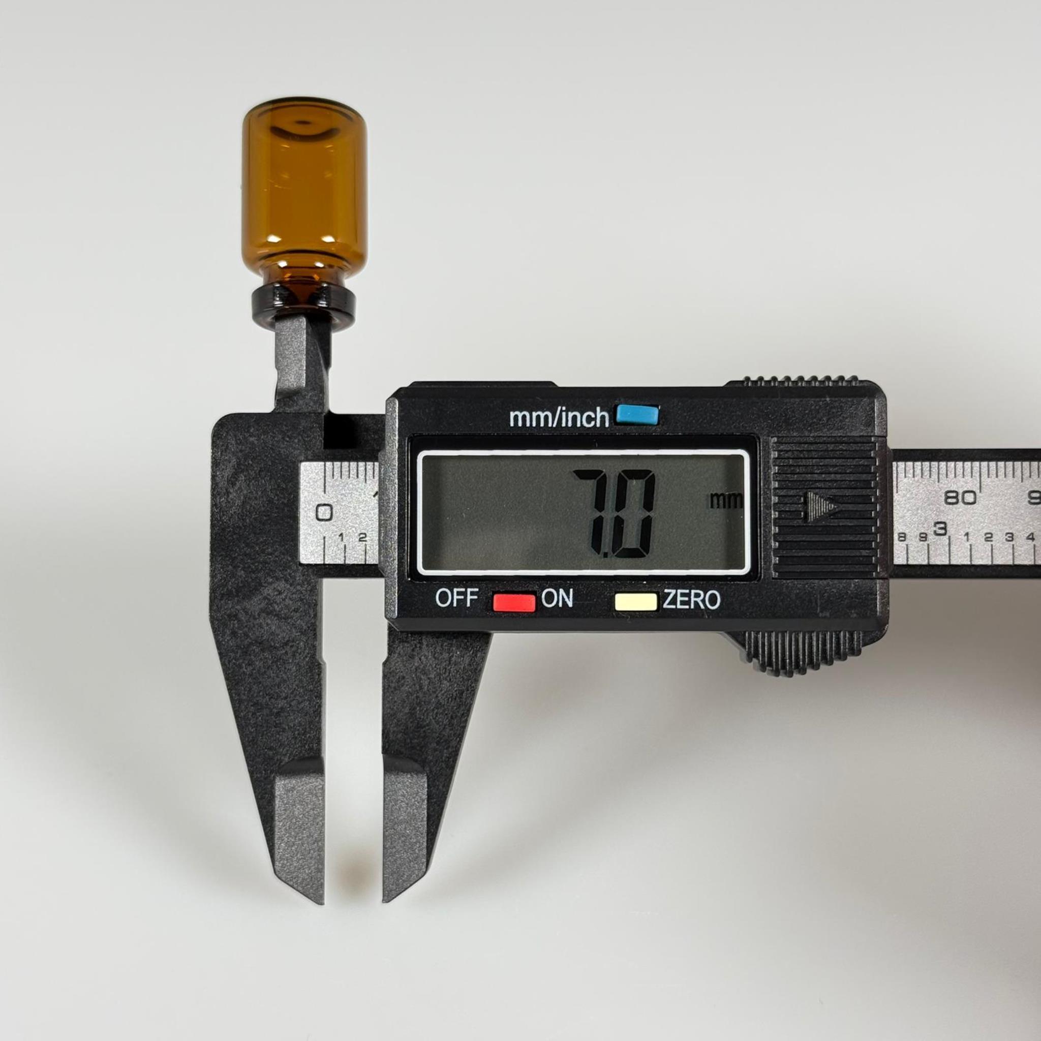 MİNİ CAM ŞİŞE MANTAR TIPALI 2 CC - anahtarlık, aksesuar. kolye, minyatür, mektup, tılsım vb için 2 ml amber küçük cam şişeler