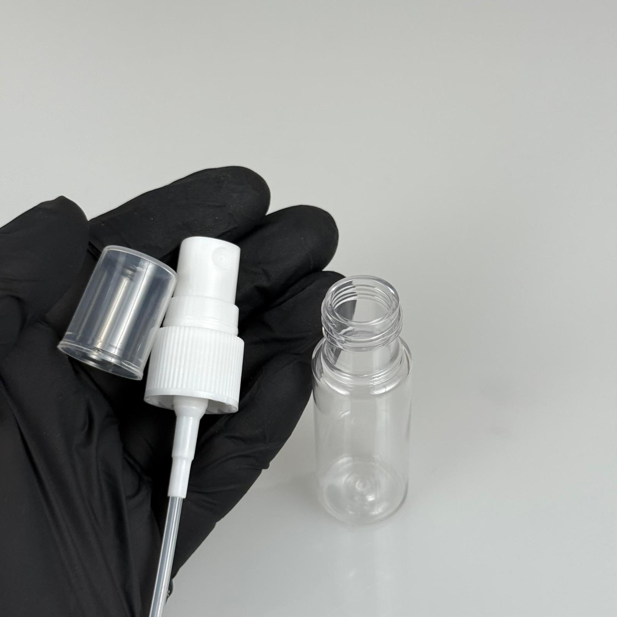 15 CC SERT PLASTİK ŞİŞE BEYAZ SPREYLİ TAKIM - 15  ML SPREYLİ PET ŞİŞE