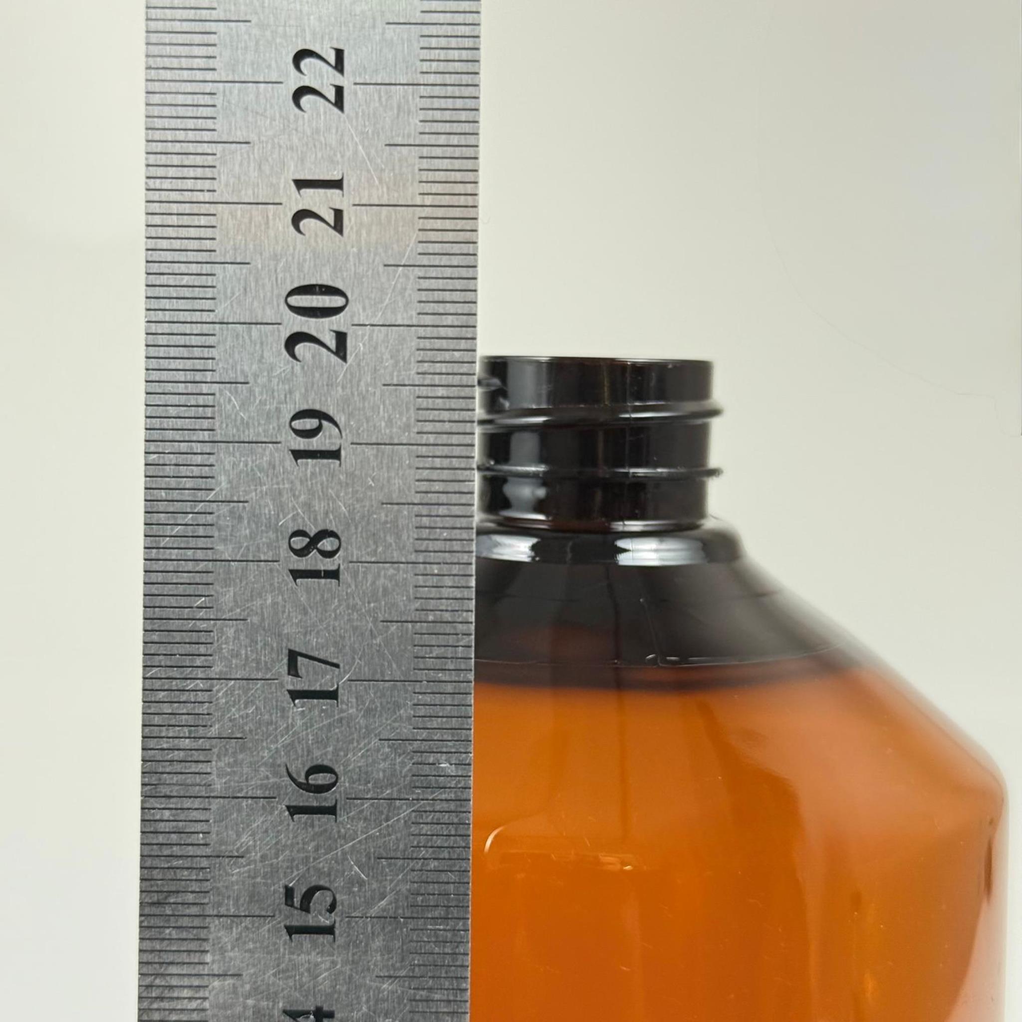 1000 CC AMBER SERT PLASTİK ŞİŞE KAPAKSIZ (28 AĞIZ) - KALIN (45 GR)