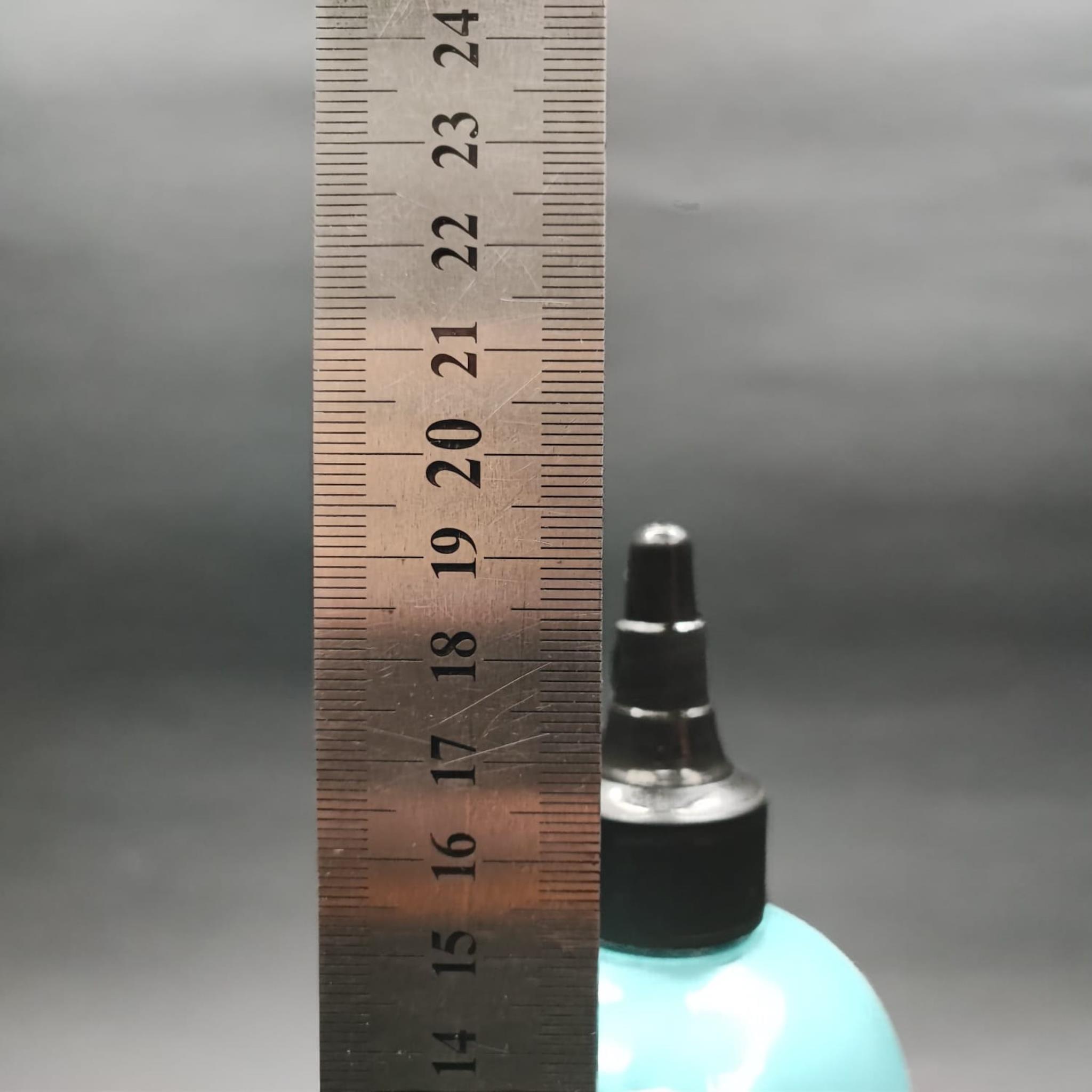400 CC OVAL BOYUNLU SİLİNDİR PET ŞİŞE (30 GR) - SİYAH ASANSÖR KAPAKLI - 400 ML PLASTİK ŞİŞE - TURKUAZ