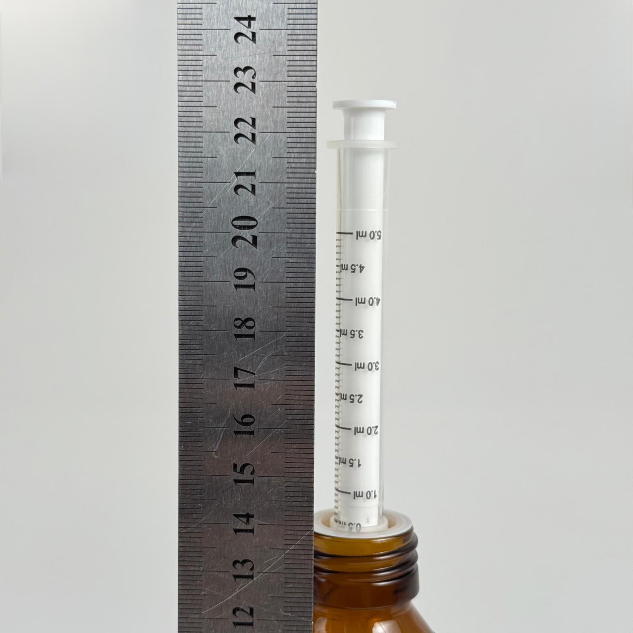 200 ML CAM ECZA ŞİŞESİ + 5 ML DOZAJ PİPETİ + DOZAJ TIPASI + CONTALI PLASTİK KAPAK TAKIM