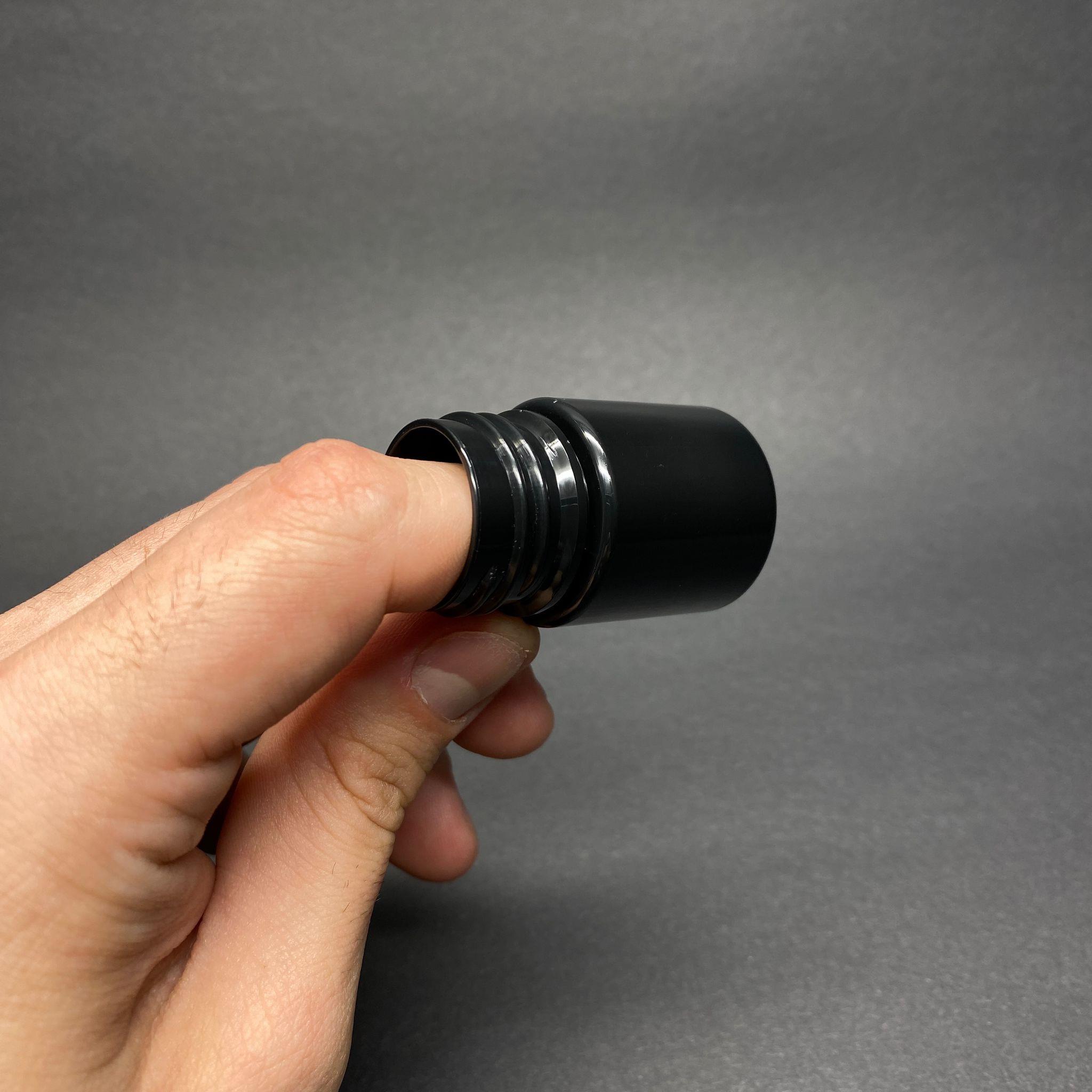 15 CC SİYAH PET KAVANOZ - SİYAH KAPAKLI - 15 ML GENİŞ AĞIZLI PET ŞİŞE - MİNİK NUMUNE KAVANOZU - UFAK PLASTİK KAVANOZ