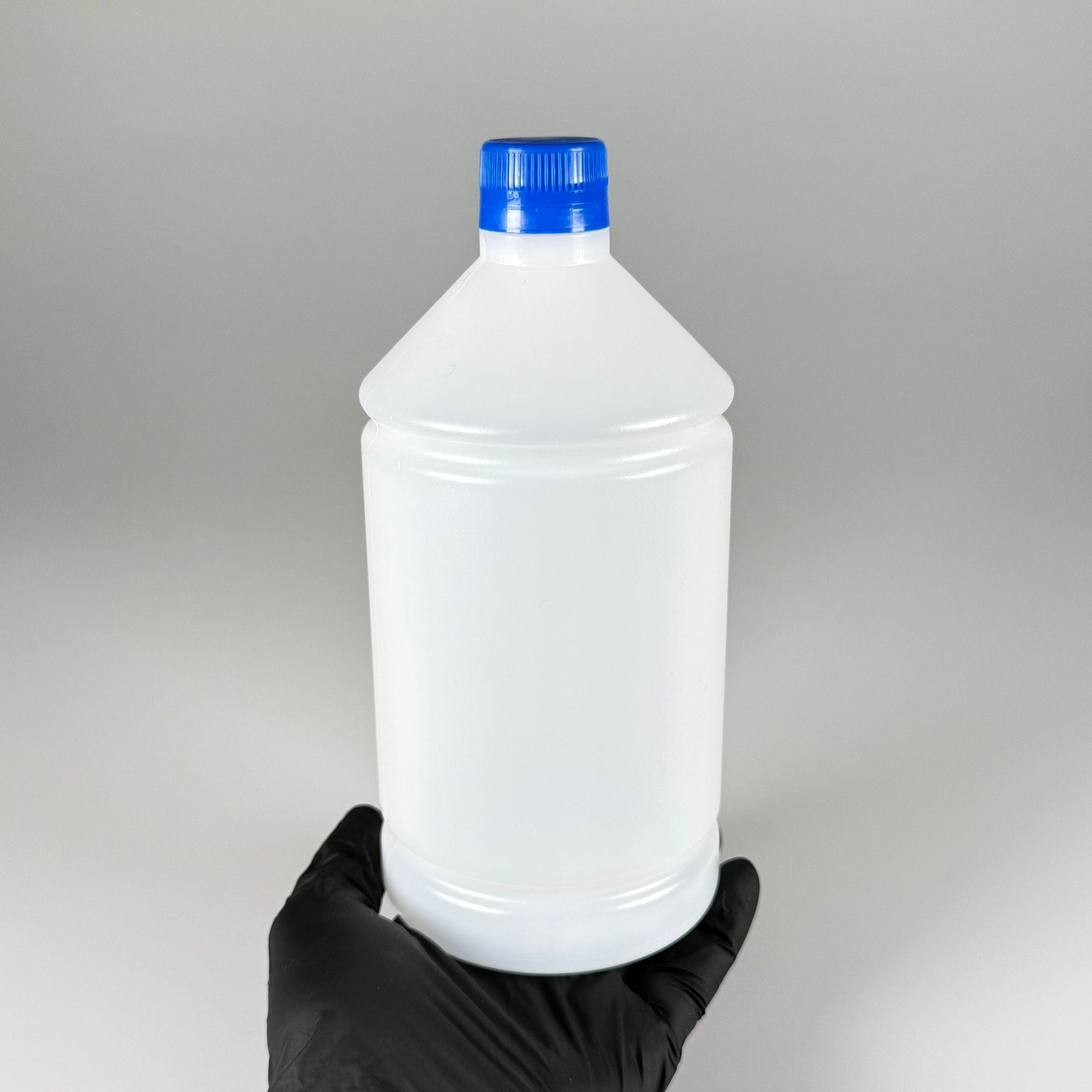 1000 CC TİNER ŞİŞESİ - MAVİ KİLİTLİ KAPAKLI - 1000 ML KİMYASALA DAYANIKLI PLASTİK ŞİŞE - 1 LT POLİETİLEN ŞİŞE
