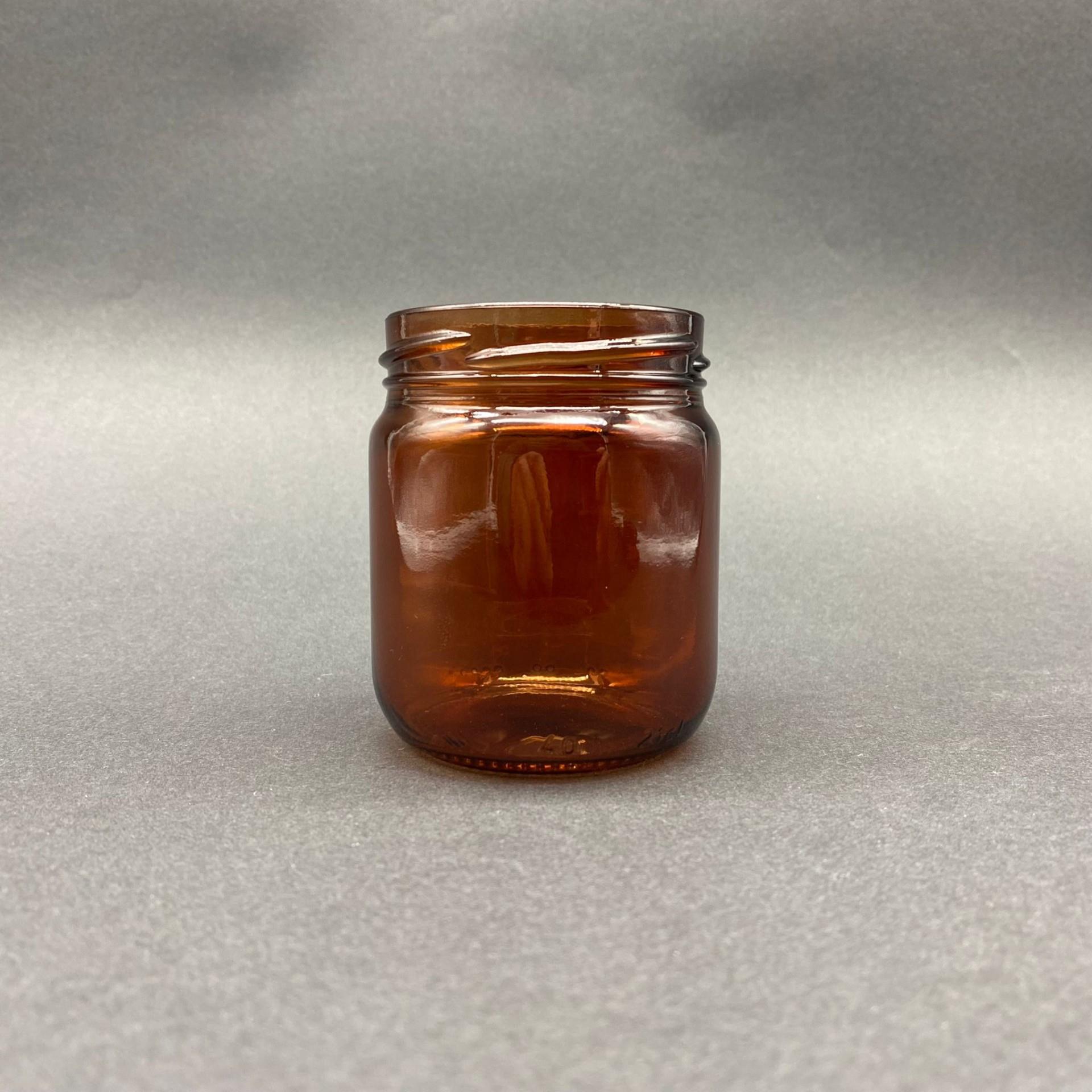 210 CC AMBER CAM KAVANOZ KAPAKSIZ (63 AĞIZ) (KARGODA ÇİZİLEBİLİR - İADESİ YOKTUR)