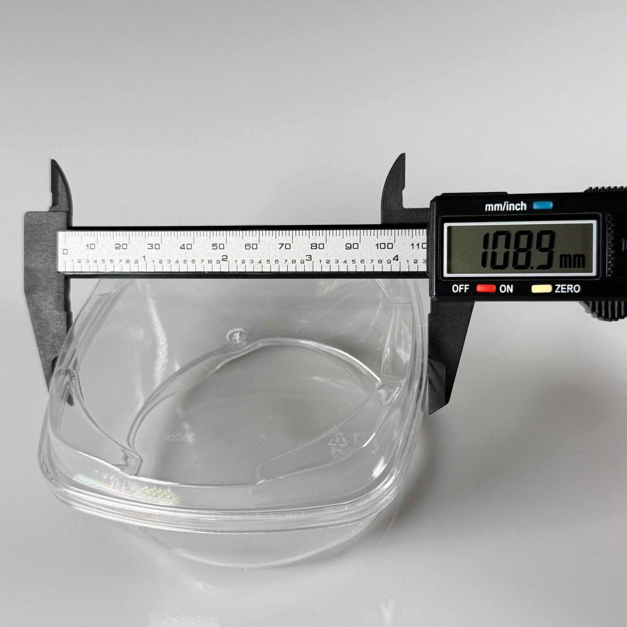 KRİSTAL PLASTİK MİKA TATLI KABI - 280 CC KAPAKLI KARE MODEL 20 Lİ PAKET - muhallebi, profiterol, puding, tiramisu, sütlaç, sütlü tatlı, çerezlik, pastane vb için çok amaçlı plastik boş kaseler