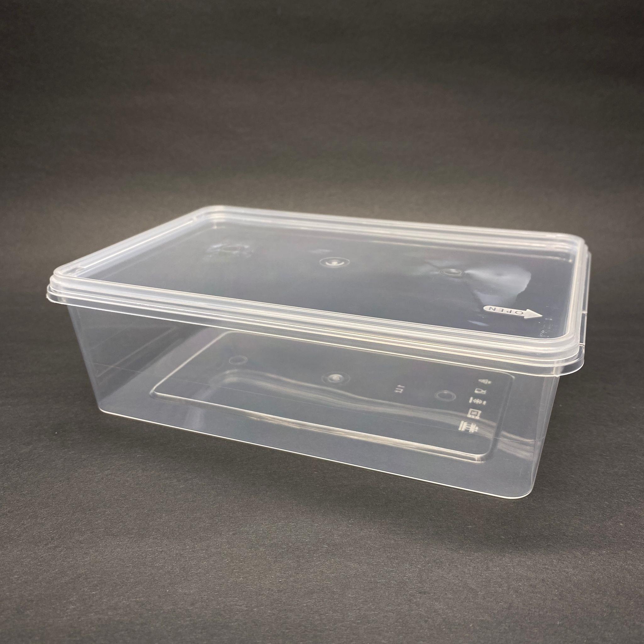 KOVA 1000 CC ŞEFFAF DİKDÖRTGEN 18X12 CM - KENDİNDEN KİLİTLİ KAPAKLI - 1 LT ÇOK AMAÇLI SAKLAMA KABI -  BUZLUK KABI - BUZDOLABI İÇİN PLASTİK DÜZENLEYİCİ, KURABİYE KABI, BÖĞÜRTLEN AHUDUDU AMBALAJI, PETEK KOVAN BAL KUTUSU, HURMA KOVASI VB ALANLARDA KULLANILABİLİR.