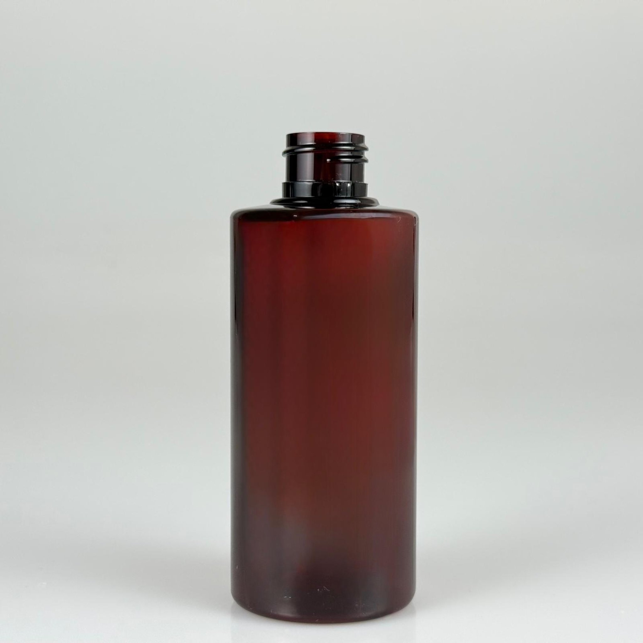 200 CC SİLİNDİR KESKİN KÜT MODEL SERT (25 GR) PET ŞİŞE - KAPAKSIZ - AĞIZ ÇAPI 24 MM - AMBER