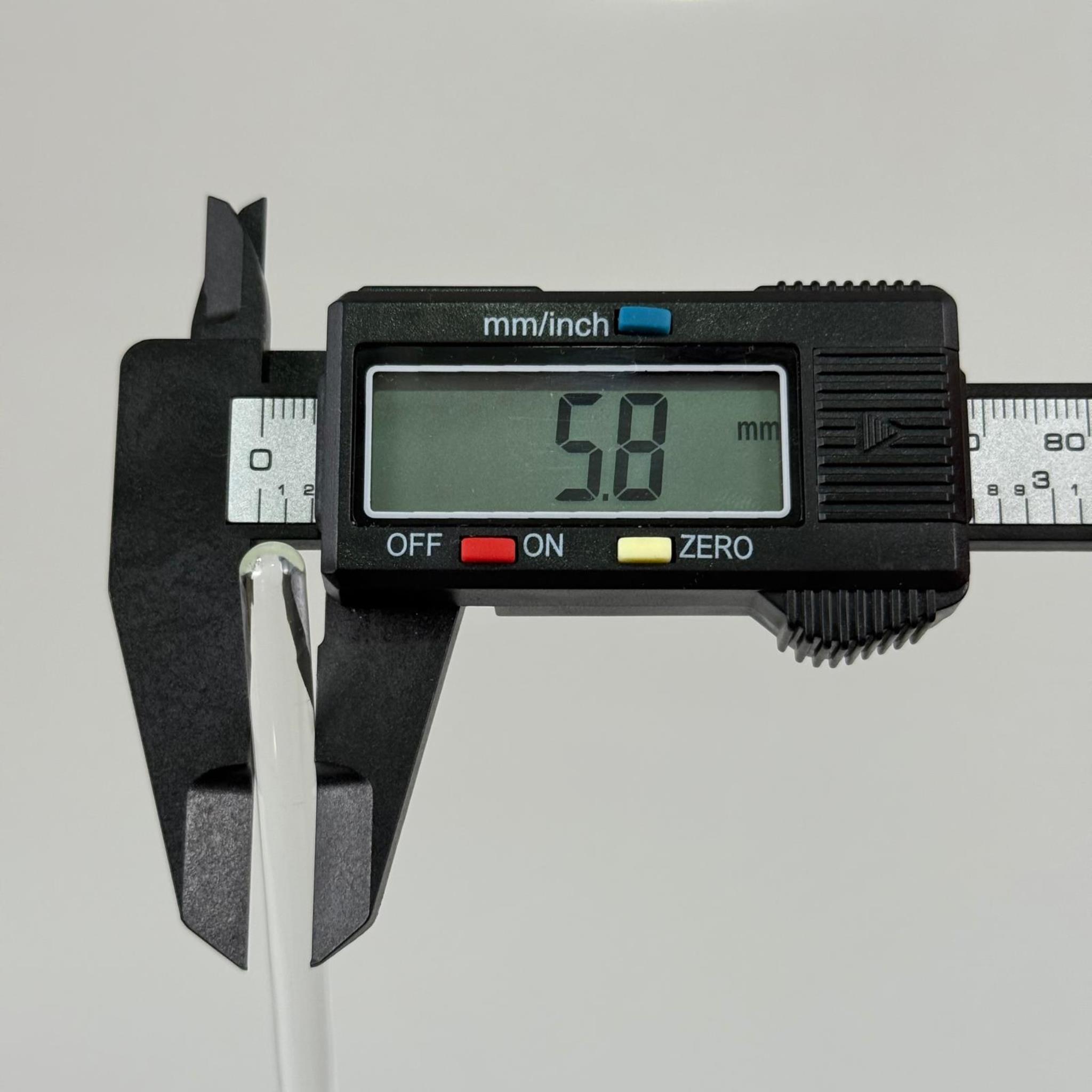 CAM ÇUBUK - 6 MM genişlik x 200 MM uzunluk - İÇİ DOLU CAM BAGET - BOROSİLİKAT LABORATUVAR KARIŞTIRMA ÇUBUĞU
