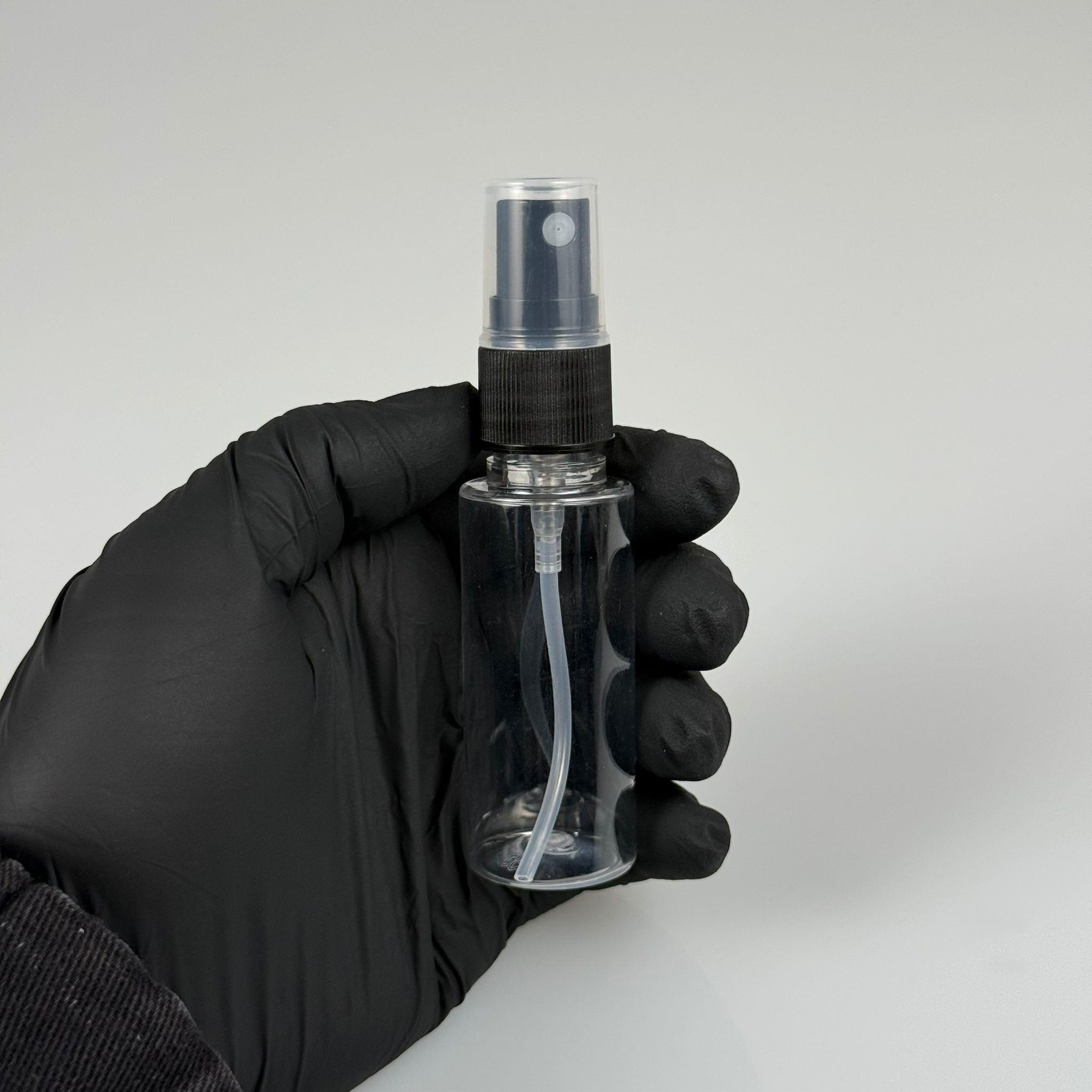 25 CC PLASTİK ŞİŞE - SİYAH SPREYLİ - 25 ML SPREYLİ PET ŞİŞE
