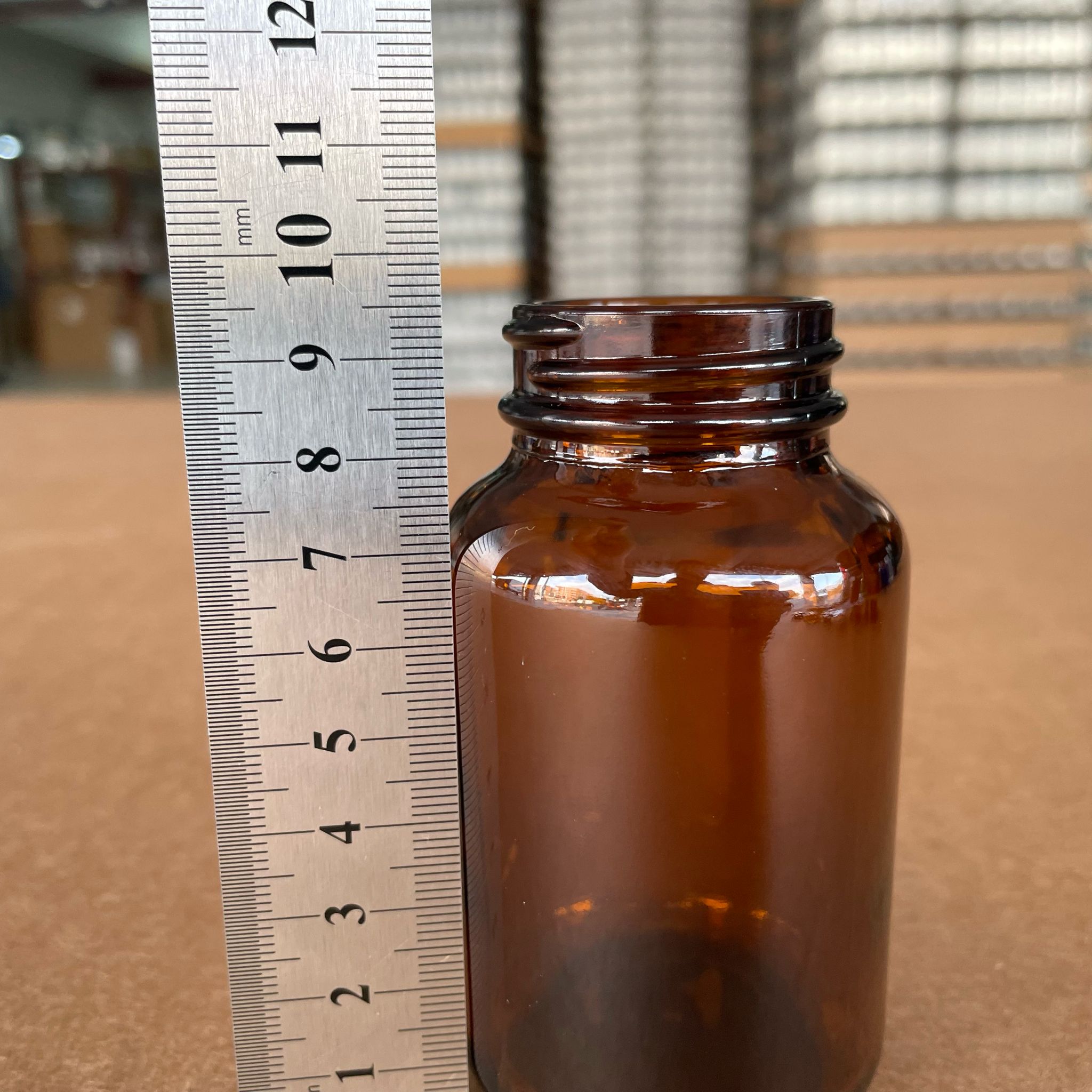 120 CC AMBER CAM TABLET ŞİŞESİ - 38 AĞIZ KAPAKSIZ - 120 ML (SİLME 133 ML) KAPSÜL KUTUSU - İLAÇ ŞİŞESİ - MEDİKAL HAP ŞİŞESİ - FARMASÖTİK KAVANOZ - ŞİŞECAM ÜRÜN KODU: 763713