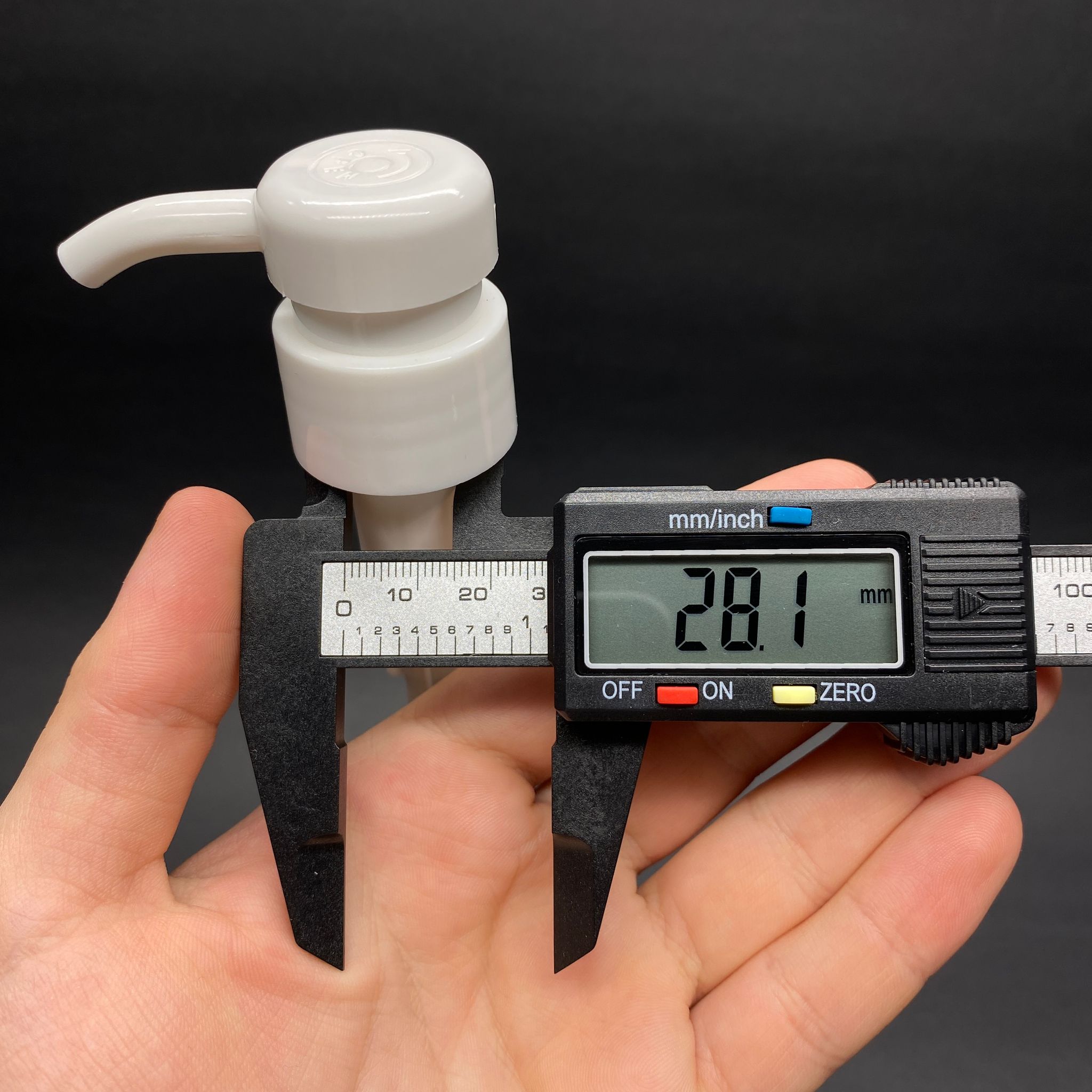 28 MM POMPA KREM VE LOSYON POMPASI BEYAZ - DOZAJLI ŞAMPUAN POMPASI - 4 CC DOZAJ POMPA