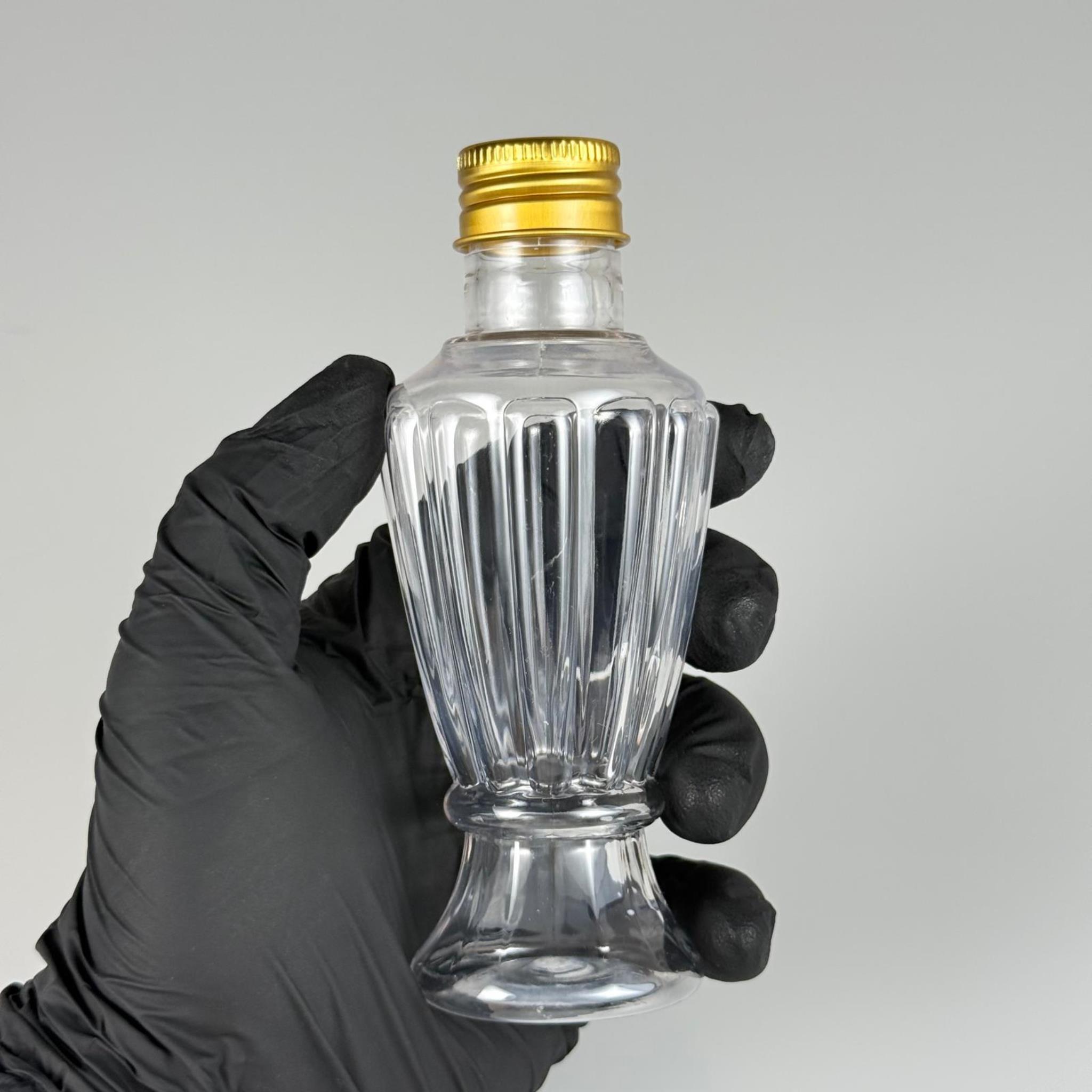 100 CC CAMPET VAZO HÜRREM KOLONYA ŞİŞESİ (24 AĞIZ) + KÖPÜK CONTALI GOLD METAL ALÜMİNYUM KAPAKLI + KOLONYA TIPALI TAKIM - 100 ML KAPAKLI PLASTİK ŞİŞELER