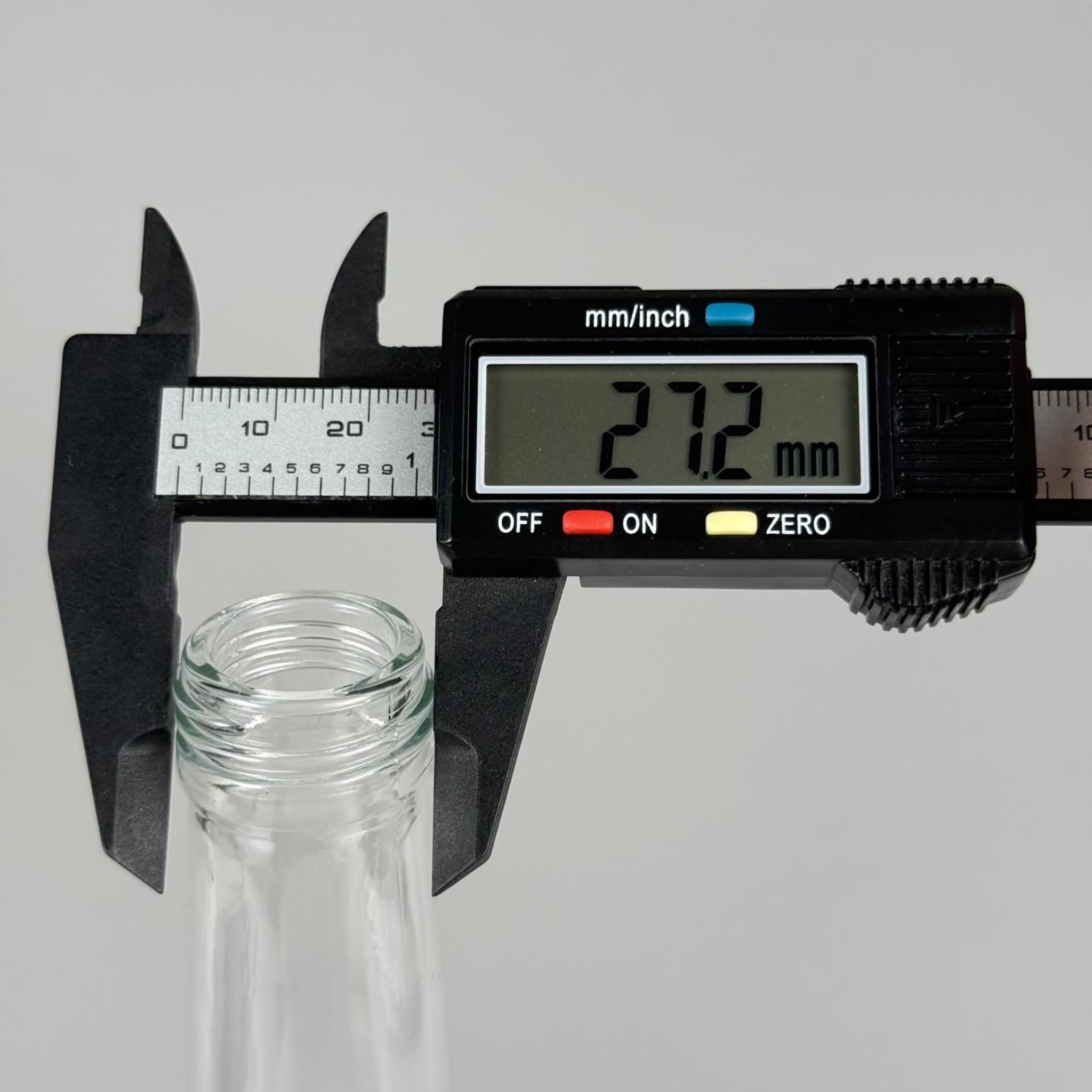 250 CC CAM ŞİŞE ŞEFFAF (28 AĞIZ VİDALI) - 250 ML CAM ŞİŞE KAPAKSIZ