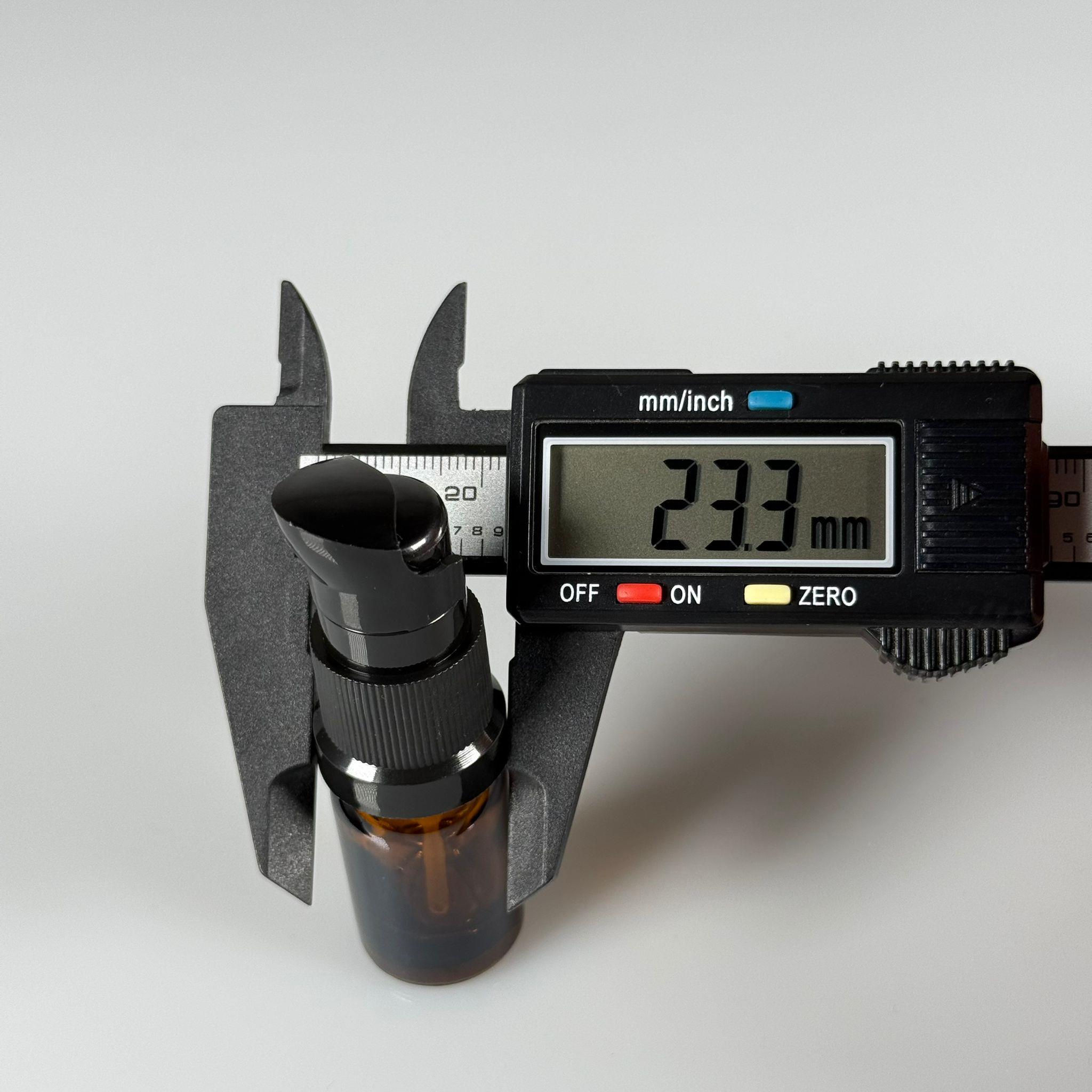5 CC AMBER CAM ŞİŞE - SIZDIRMAZ ETEKLİ SİYAH LOSYON POMPALI TAKIM - 5 ML LOSYON ŞİŞESİ - YAĞ, KREM GİBİ YOĞUN KIVAMLI SIVILAR İÇİN CAM AMBALAJ