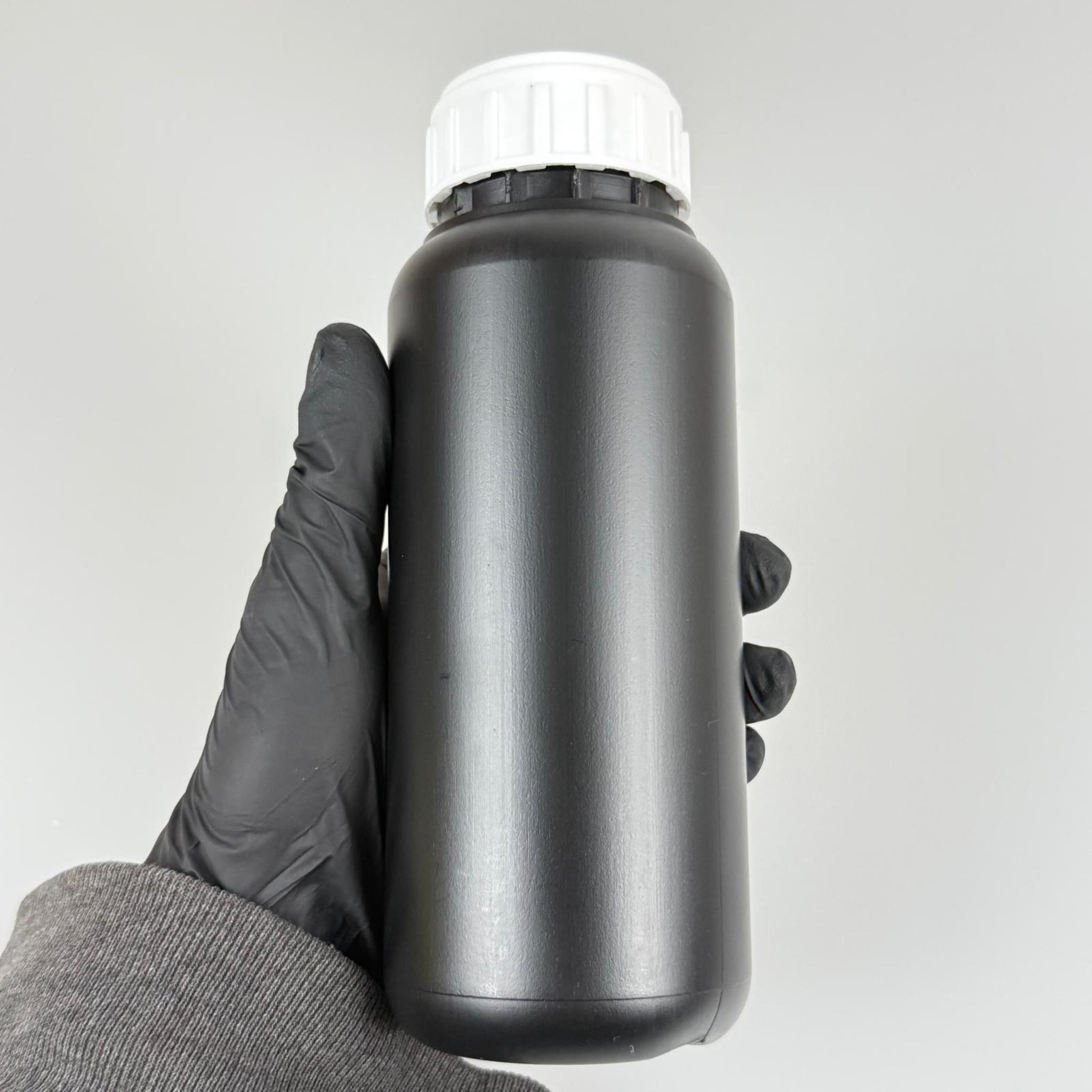 0,5 LT ZİRAİ İLAÇ BİDONU SİYAH + BEYAZ ALÜMİNYUM FOLYOLU İNDİKSİYON CONTA SK50 KAPAK - 500 CC PE POLİETİLEN TARIM BİDON